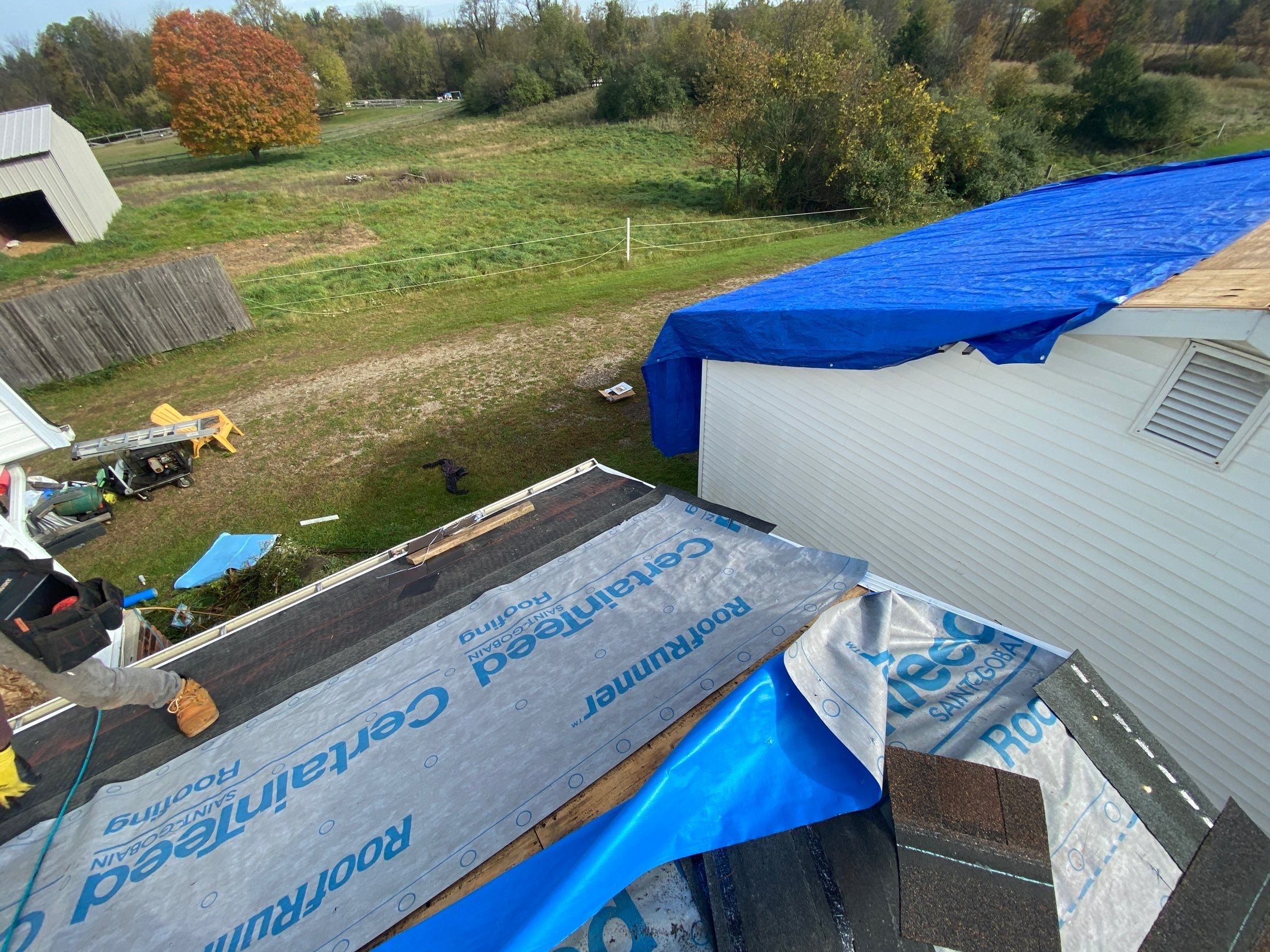 Roof Replacement using CertainTeed Landmark by 180 Contractors