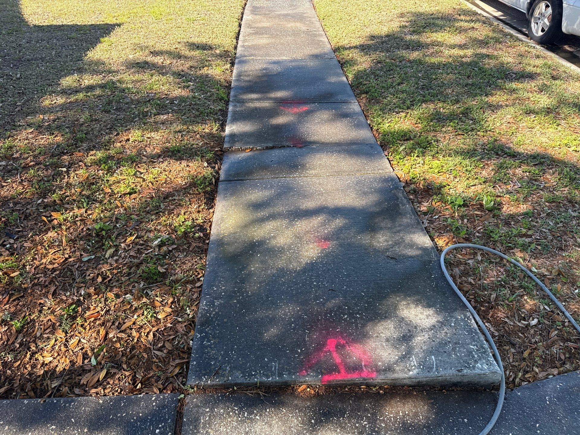 Concrete Driveway & Sidewalk Cleaning ā Peppermill IV at Providence Lakes, Brandon, FL by Sunshine AquaWash