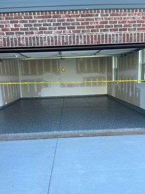 Garage Floor Coating using Wombat