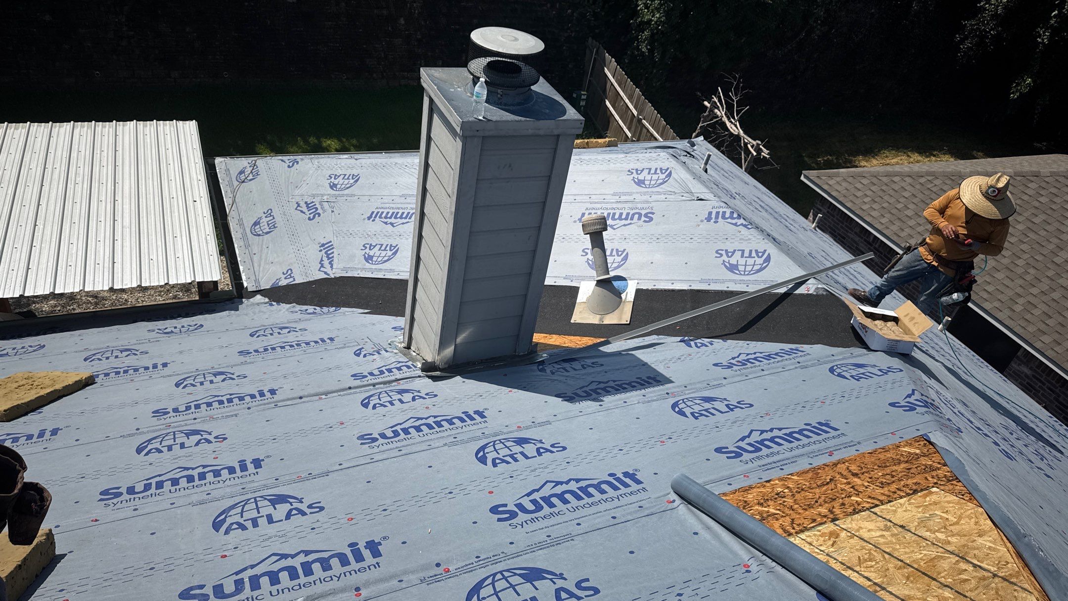 Residential Roof Replacement using ATLAS Signature Select Roof System and Pinnacle Pristine Shingles by Harvey Roofing & Construction