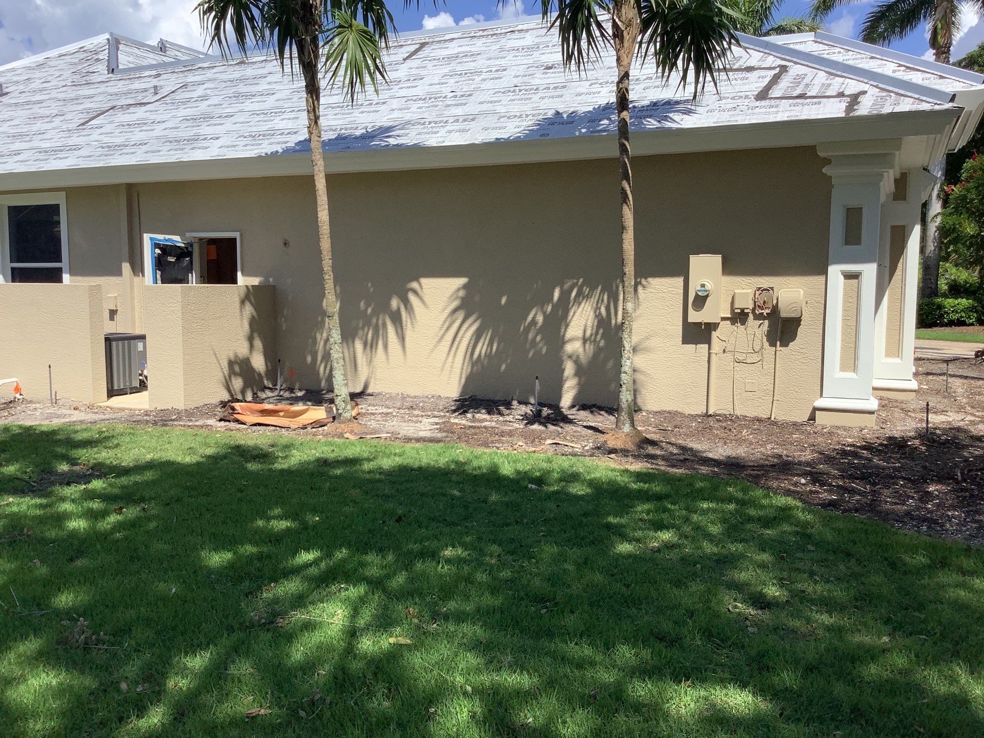 Splash Guard installation in Naples FL by Gutter Professors