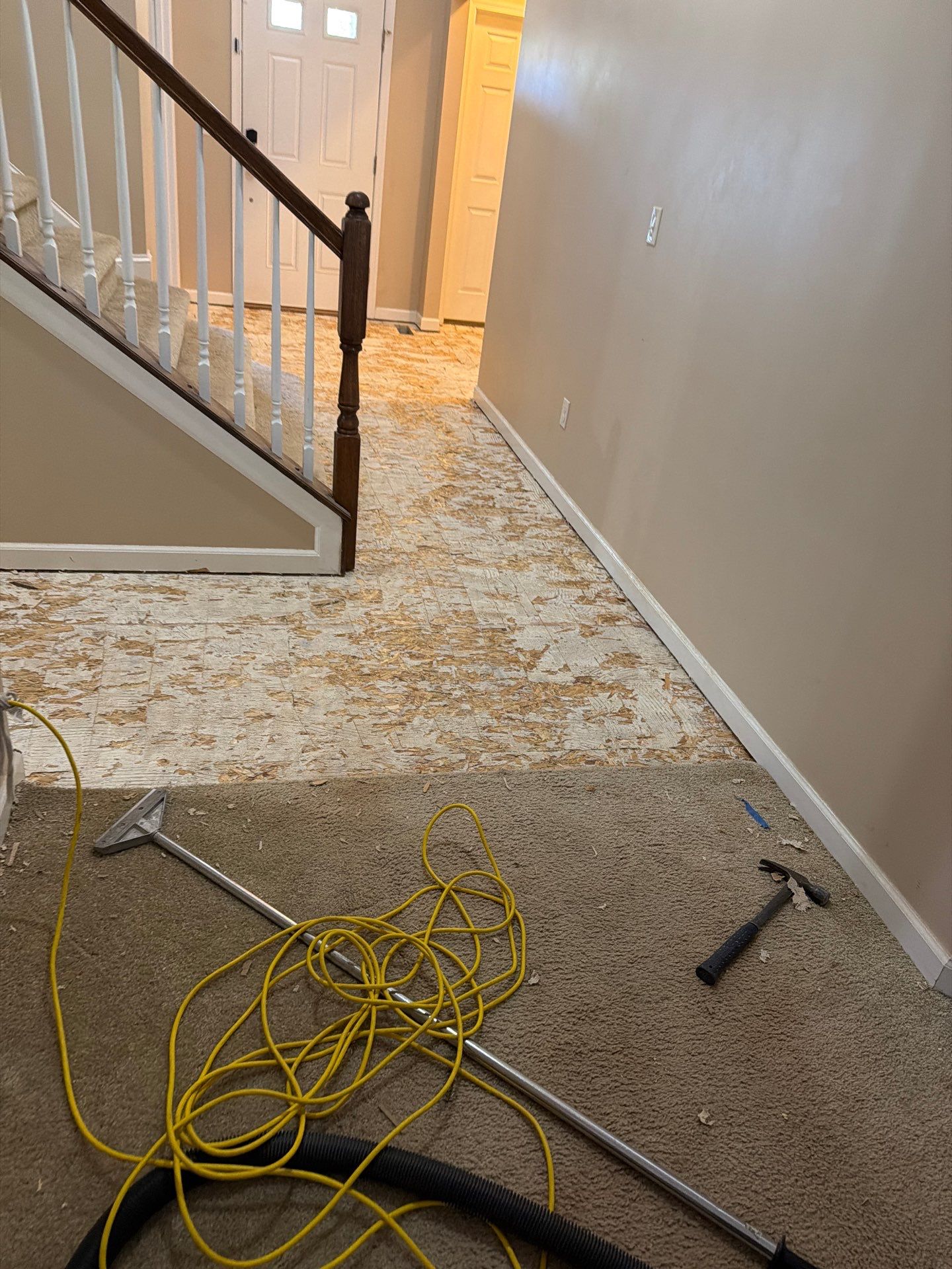 First floor LVP installation by Footprints Floors of Nashville