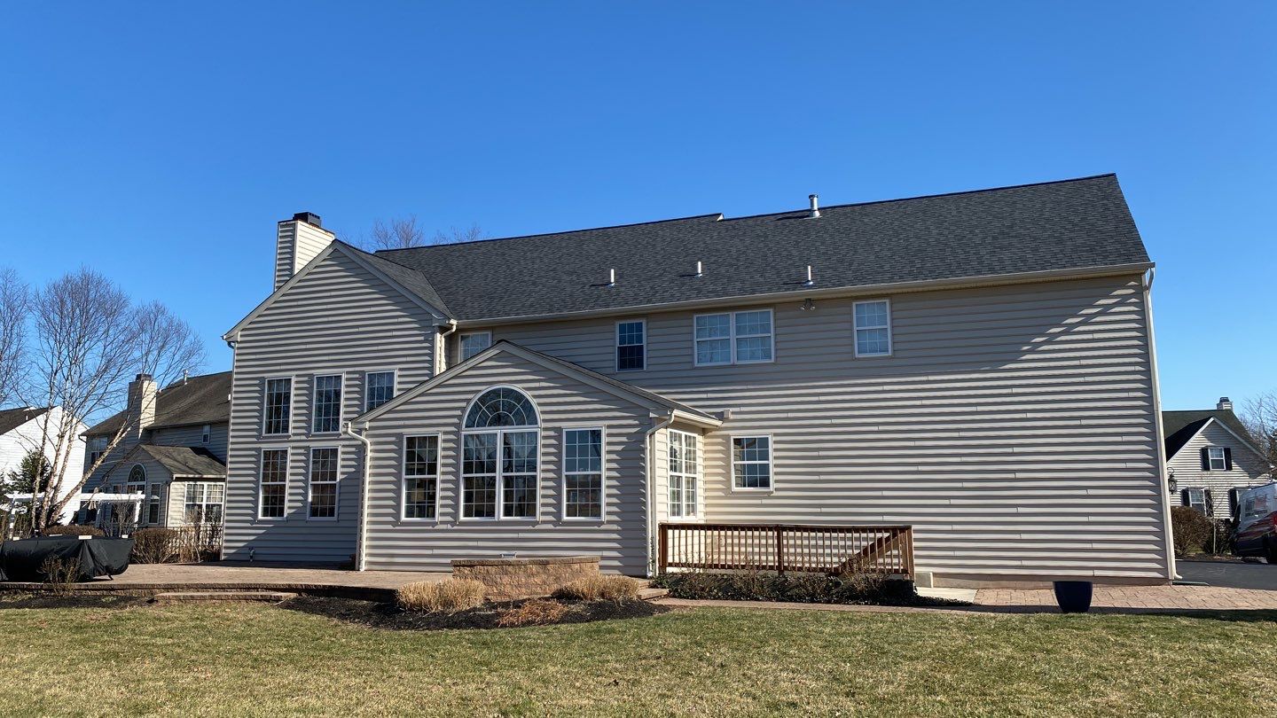 Roofing Installation using CertainTeed Landmark Pro - Max Def Moire Black by Storm Guard of Ches-Mont PA