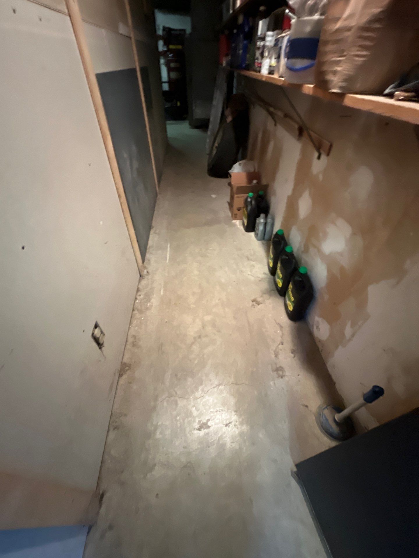 Durable Epoxy Flake Floor Coating for Commercial Workshop by Select Painting, Coatings & Garage Cabinets