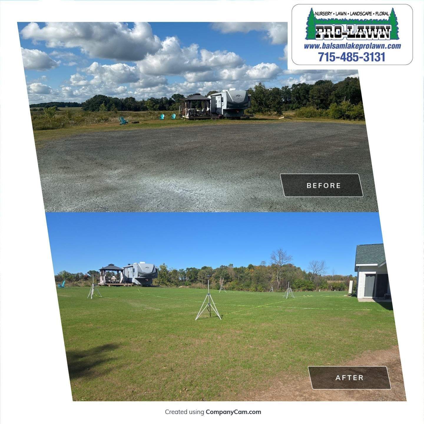 Turf Install/Hydroseeding by Balsam Lake Pro Lawn