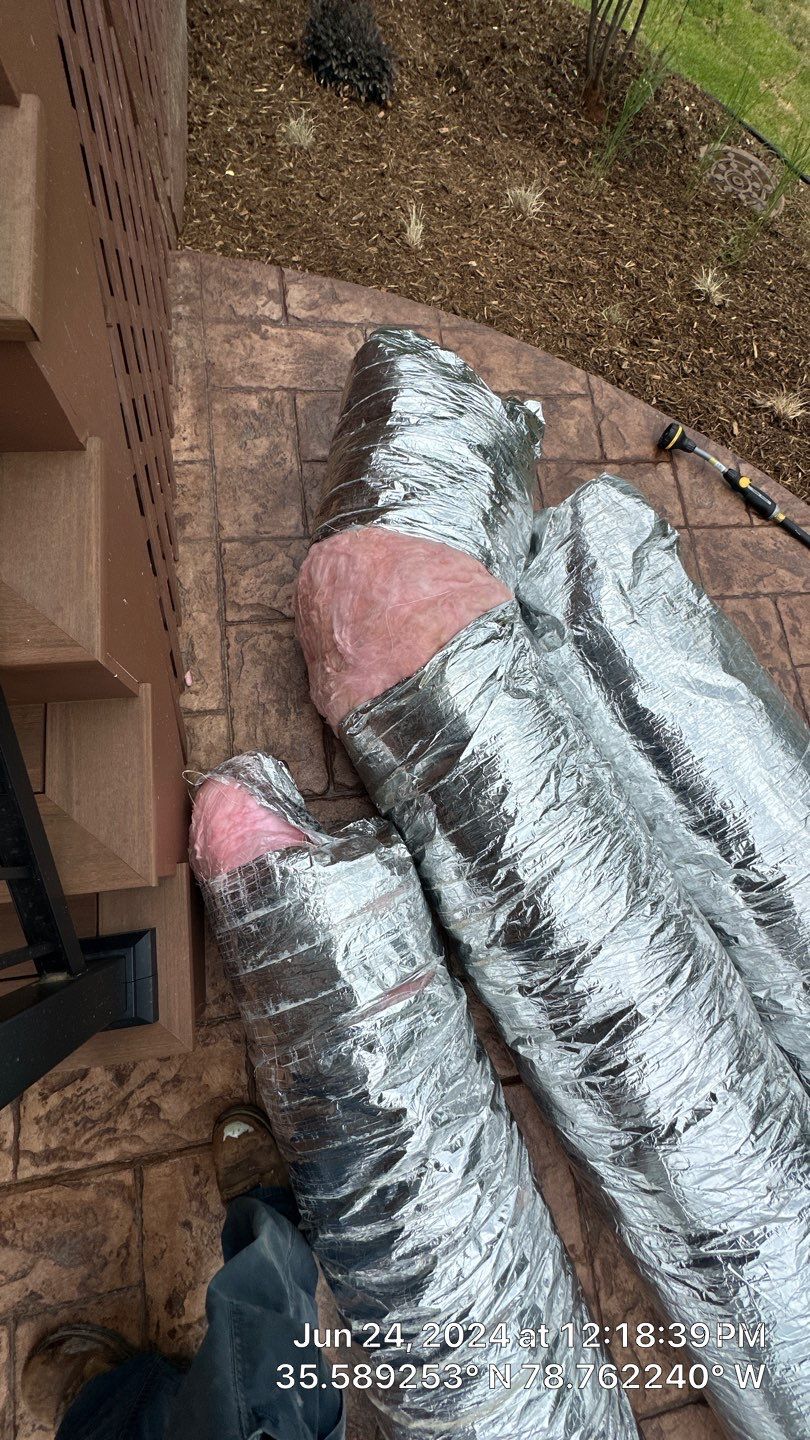 2 Trane XV20i Split System Install by Nick's Mechanical LLC.