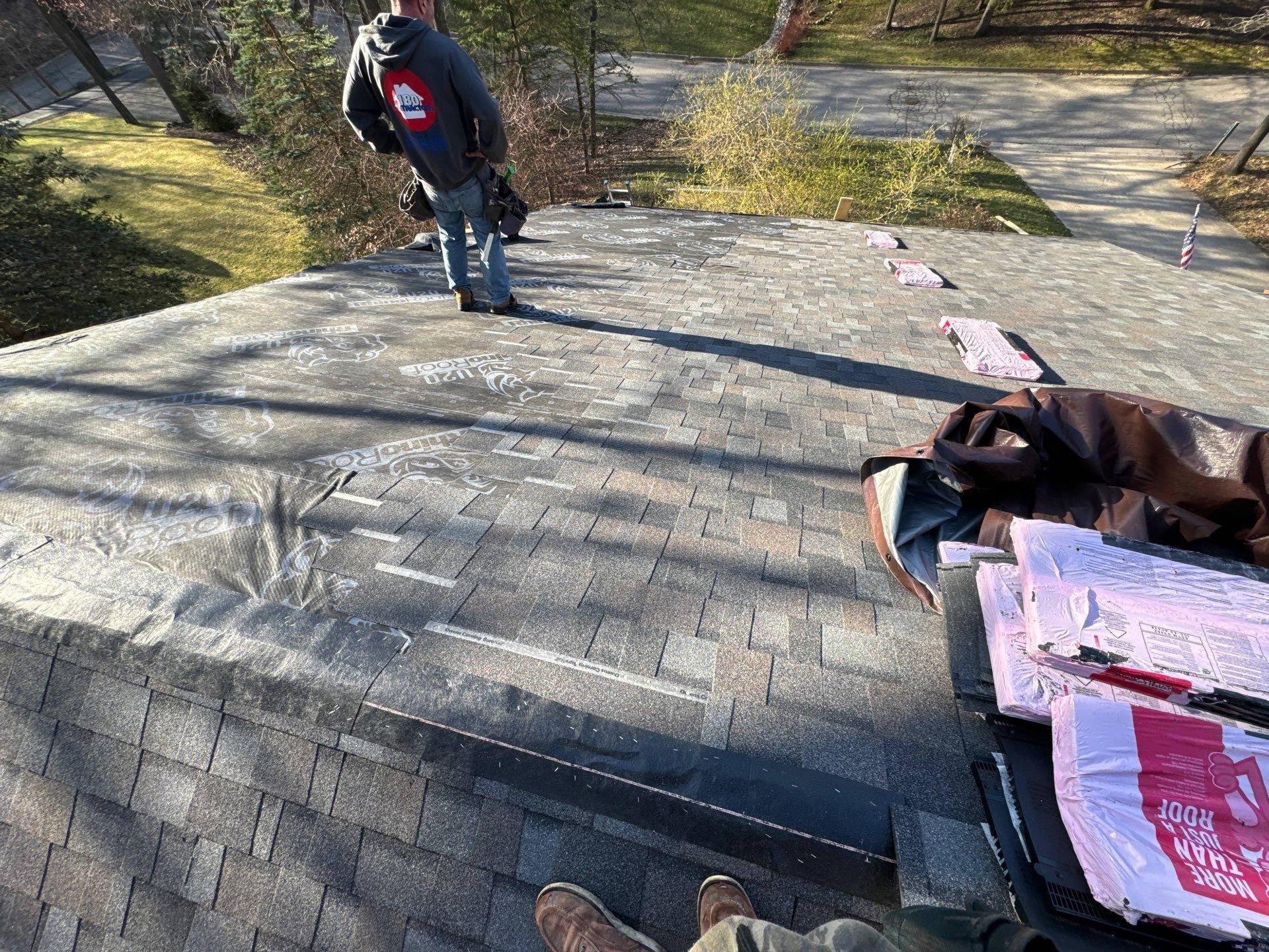 Roof Replacement using Owens Corning by 180 Contractors