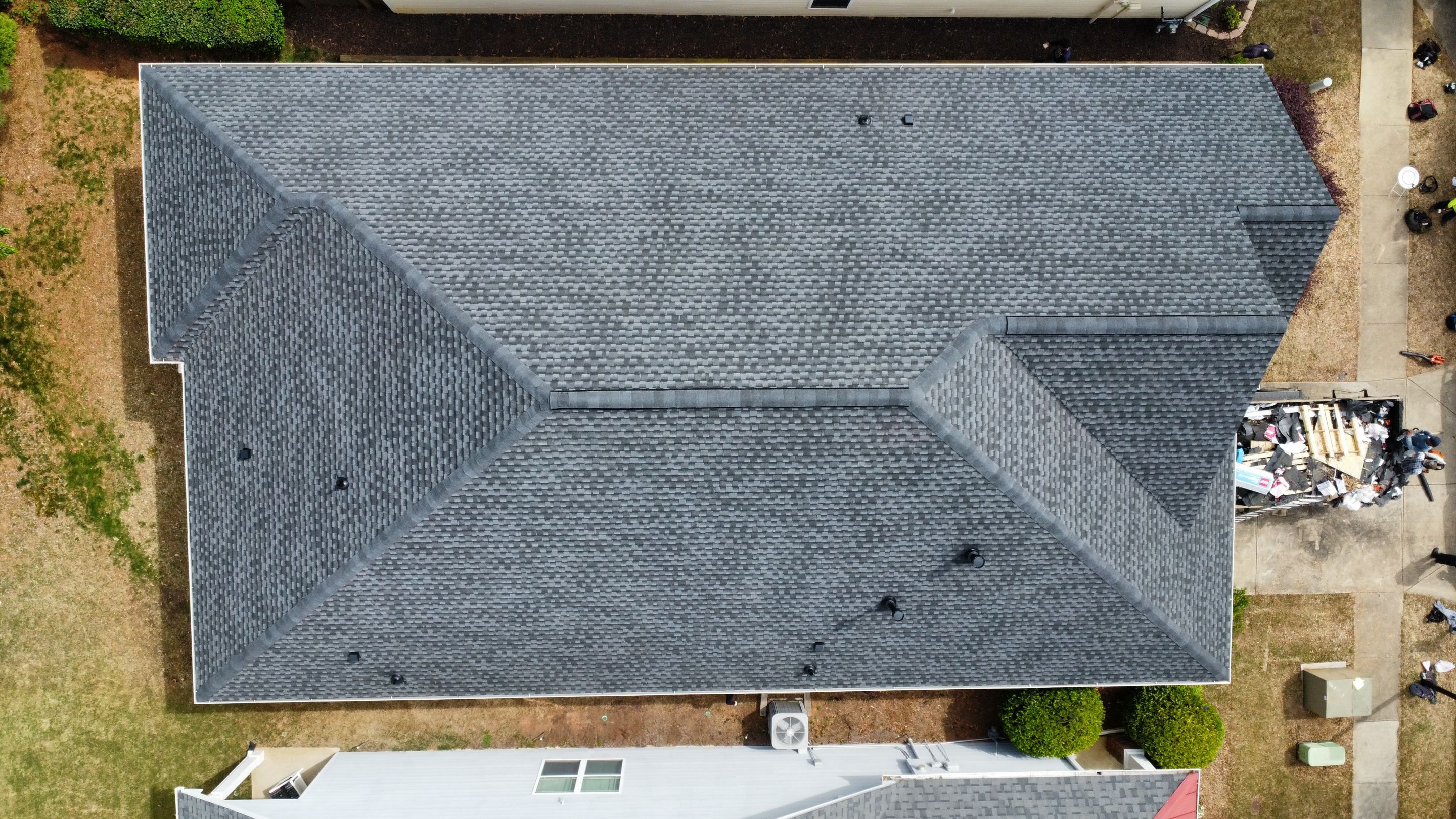 Canton, GA Roof Replacement GAF Timberline UHDZ Charcoal by Reset Roofing