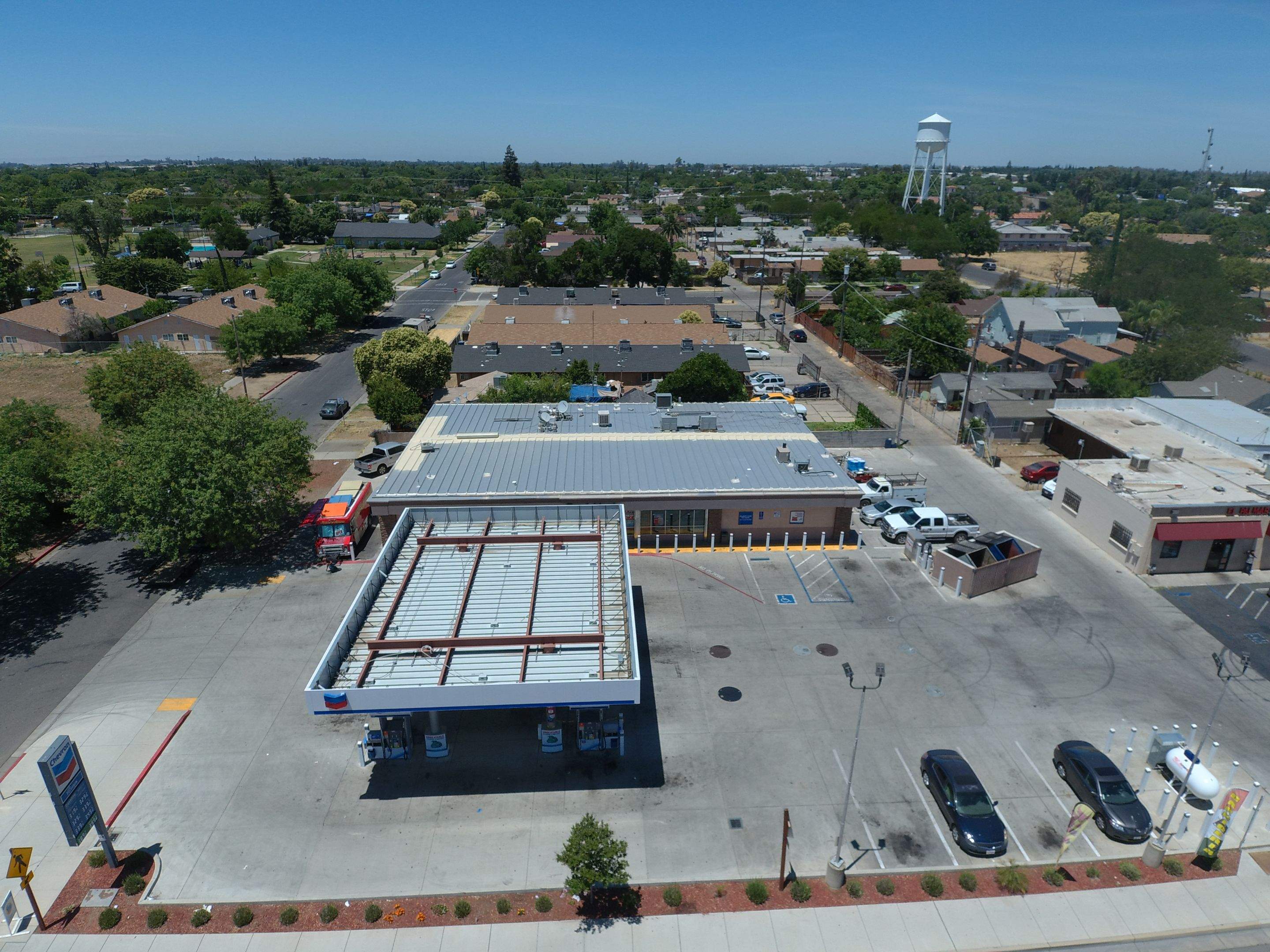  Chevron Gas Station by Straight Edge Roofing Inc