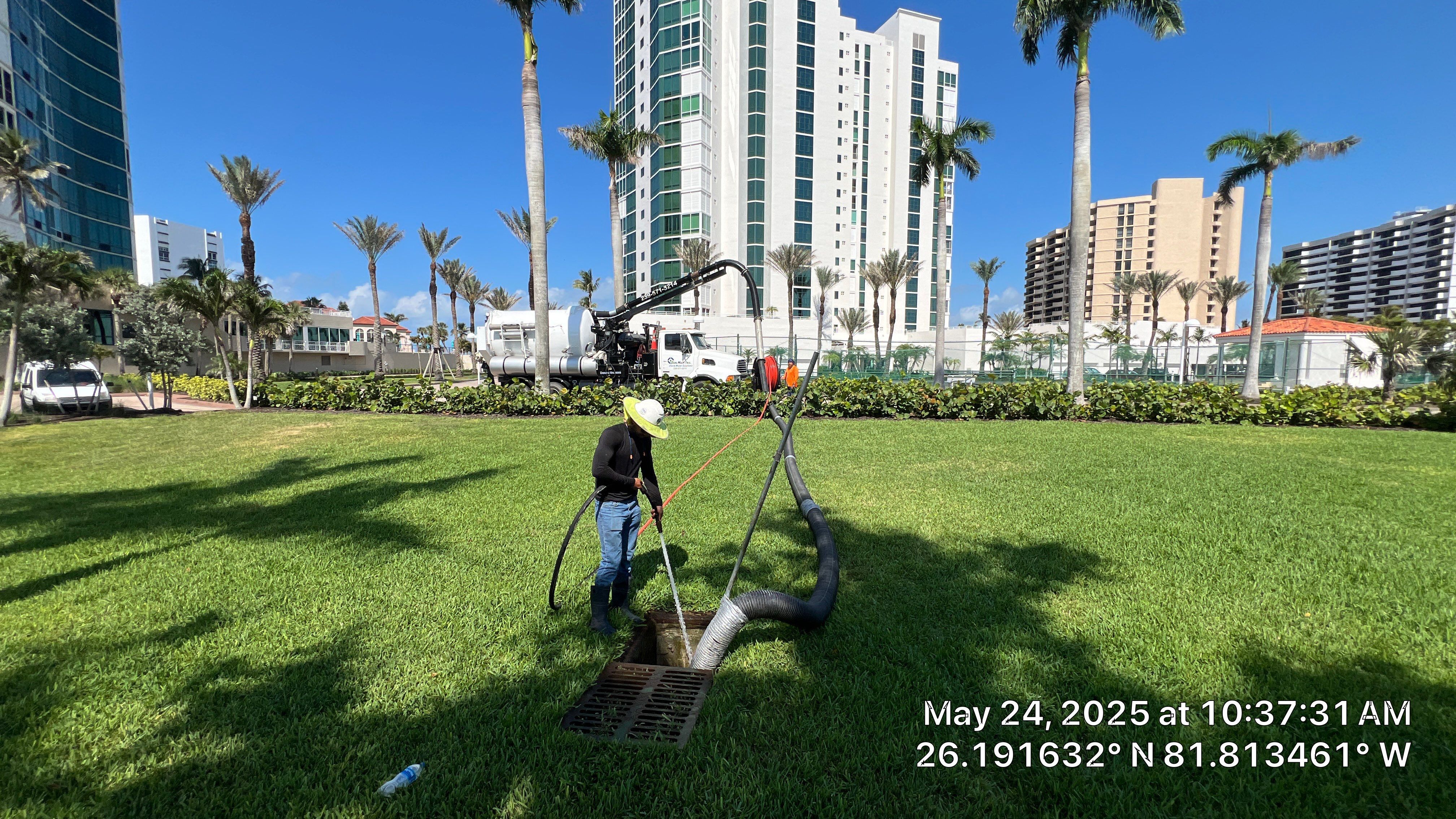 Gulfshore Condo Stormwater System Maintenance by Don Mar, Inc. Storm Water Solutions