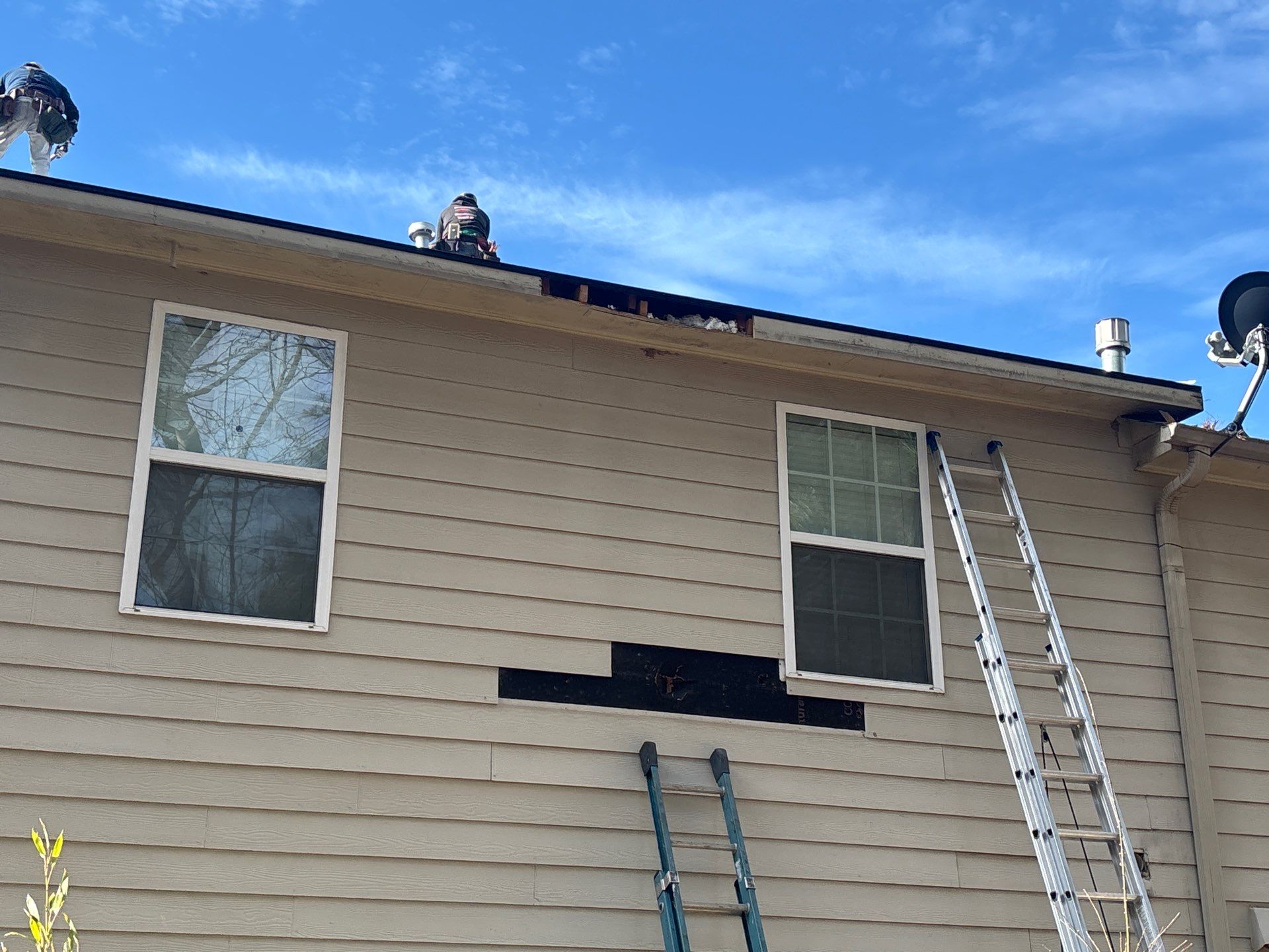 Roof replacement by Deerfield Roofing LLC