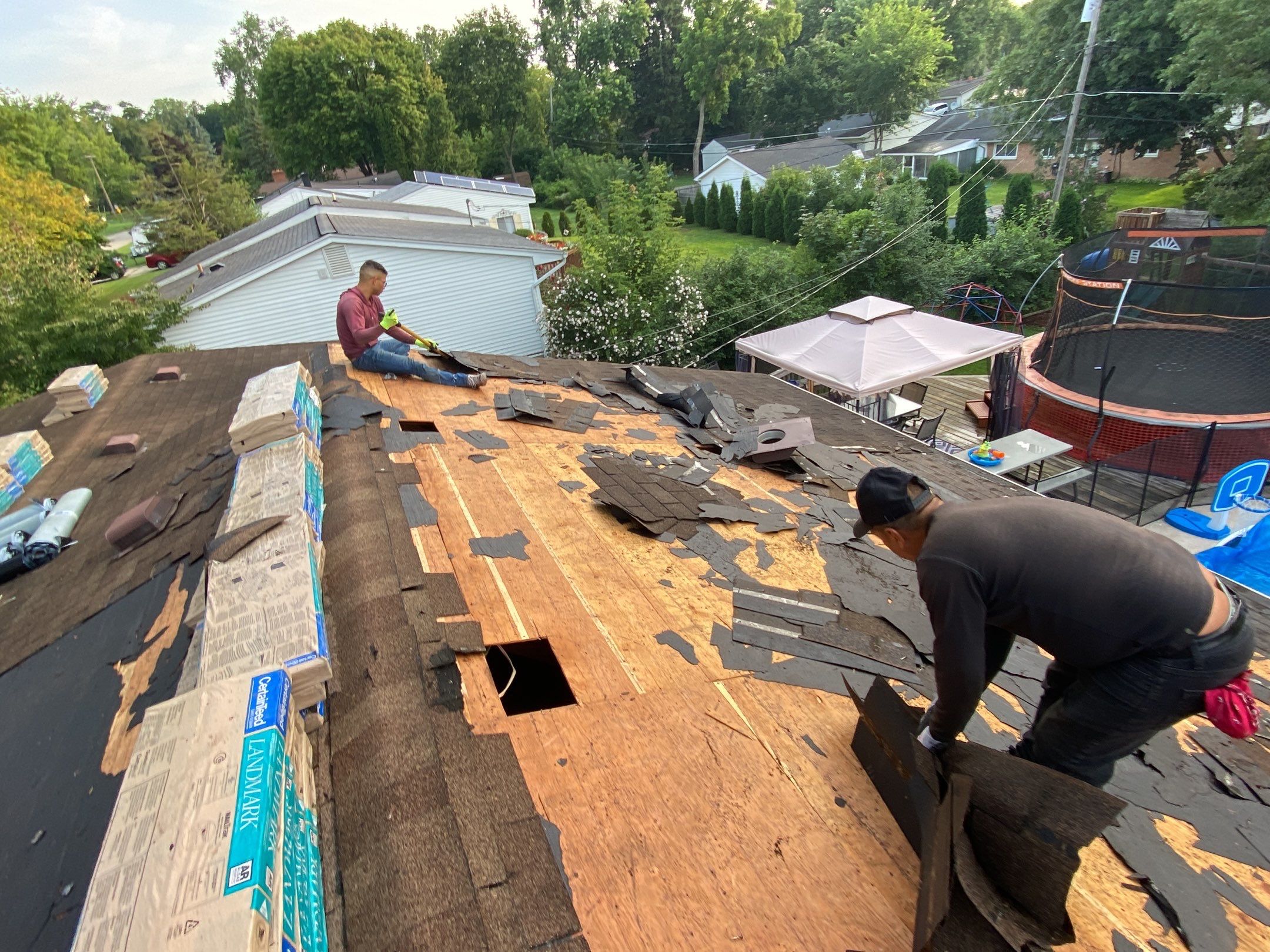 Roof Replacement using CertainTeed Landmark by 180 Contractors