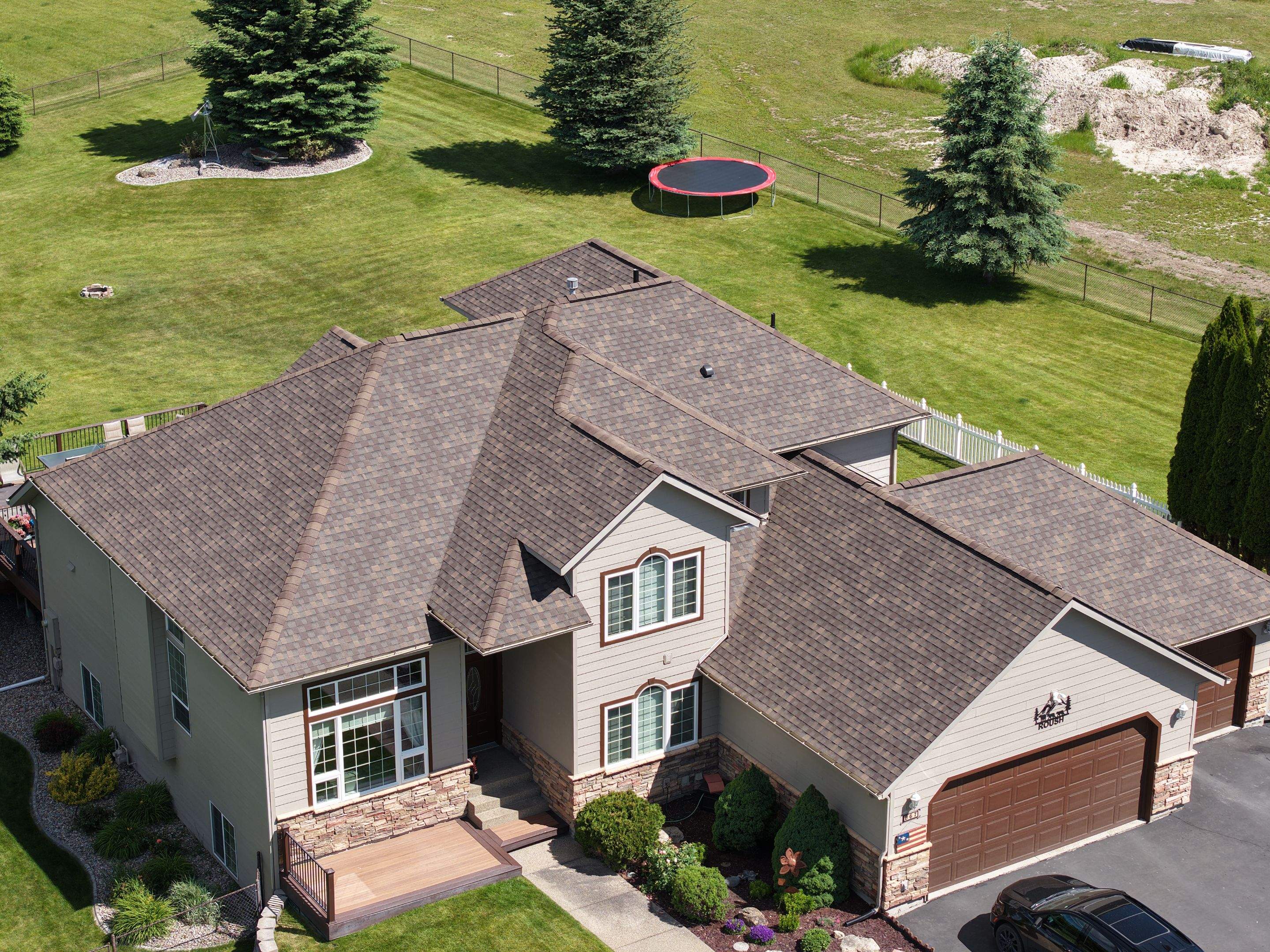 Roof Replacement using GAF Timberline HDZ - Chestnut Valley by Montana Roofing Solutions