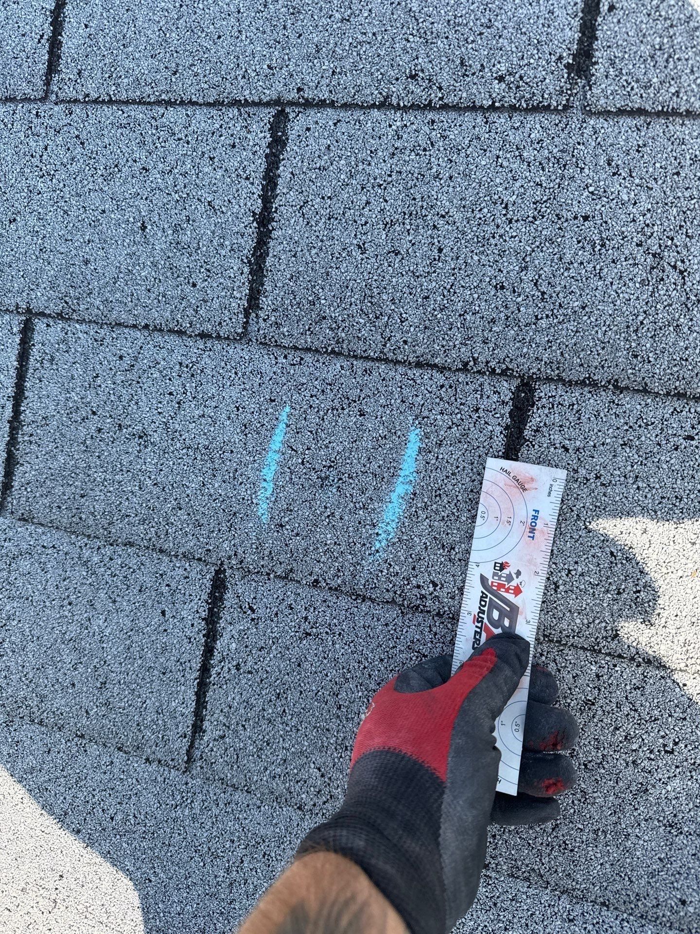 Roof replacement by hail and wind damage by Just Brilliant Restoration JBR