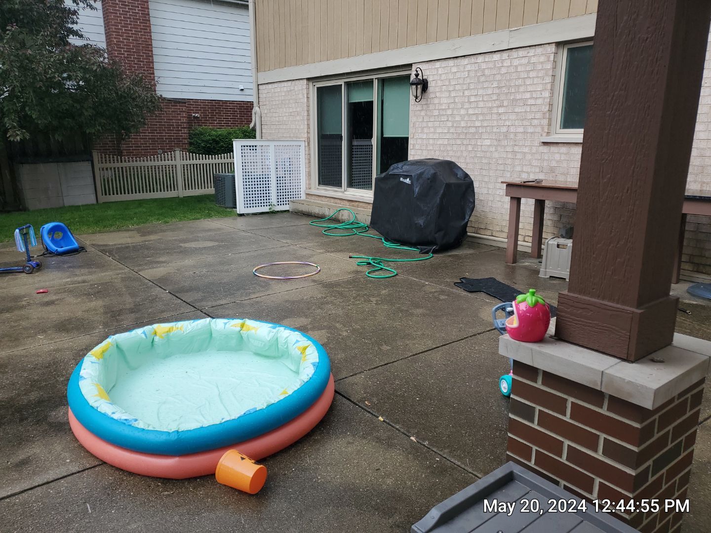 concrete power washing Algaecide, soft wash soap by Northern Power Washing LLC.
