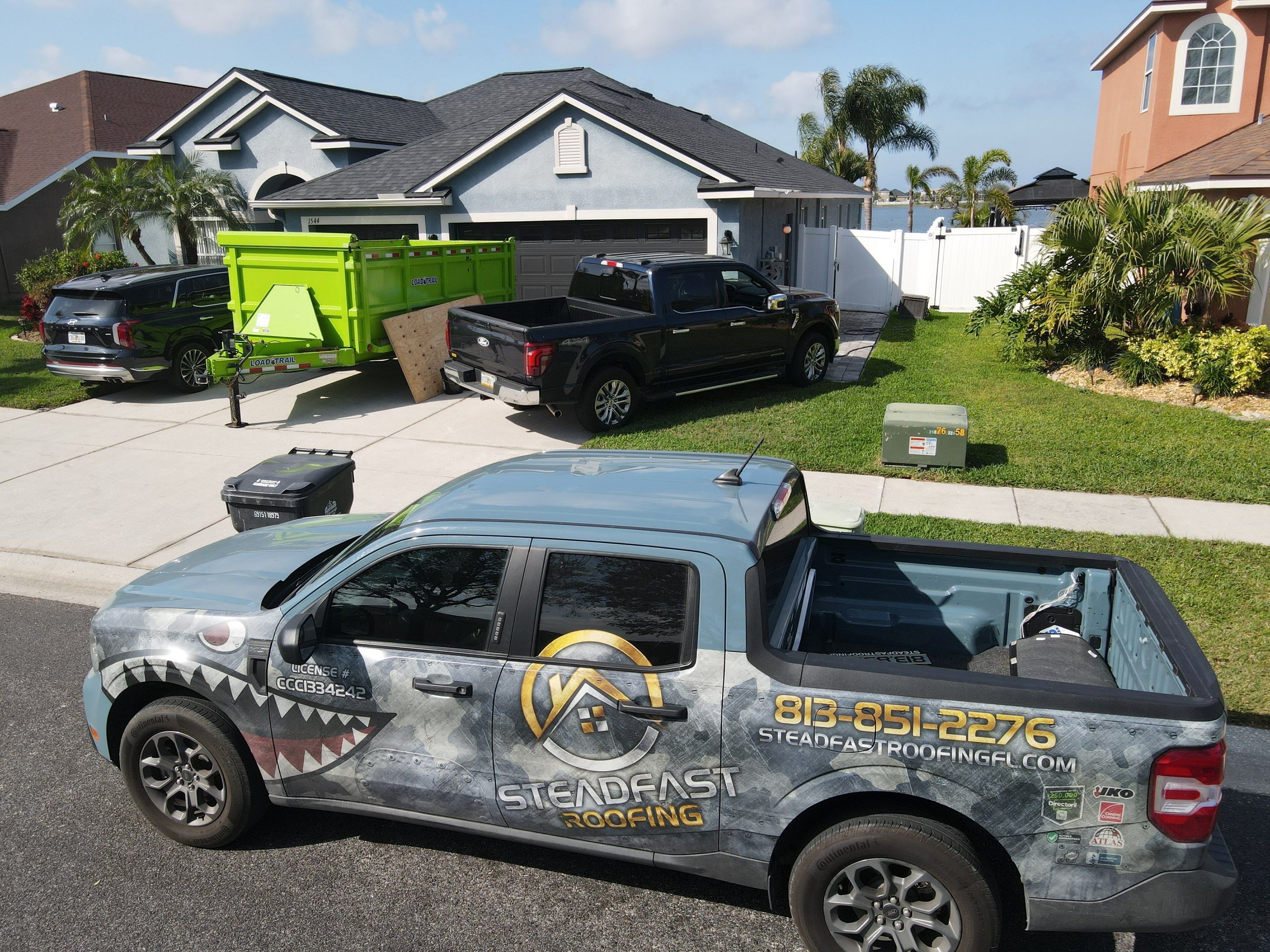 Roof Replacement in Ruskin, FL. by Steadfast Roofing