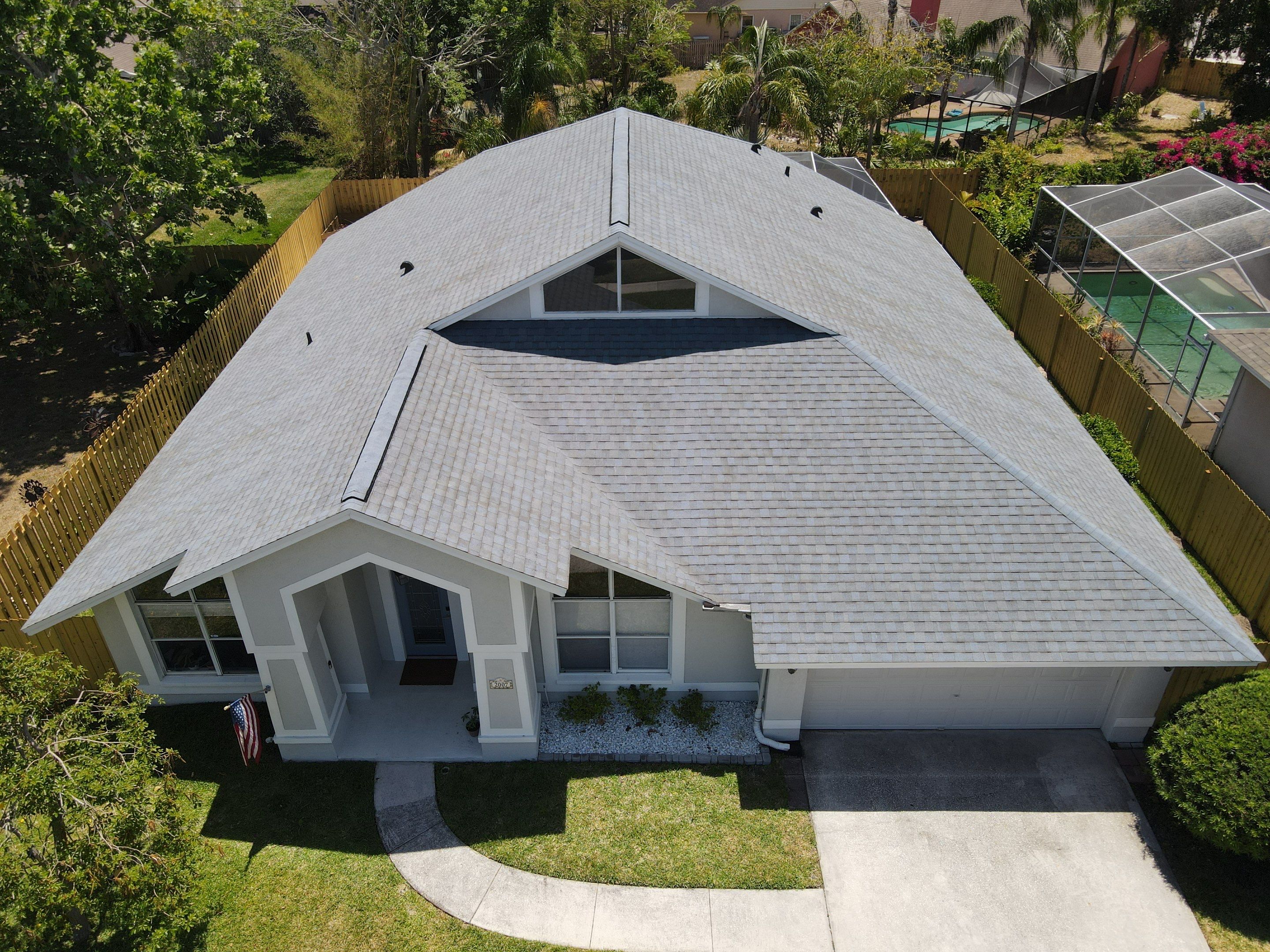 Roof Replacement in Valrico, FL. by Steadfast Roofing
