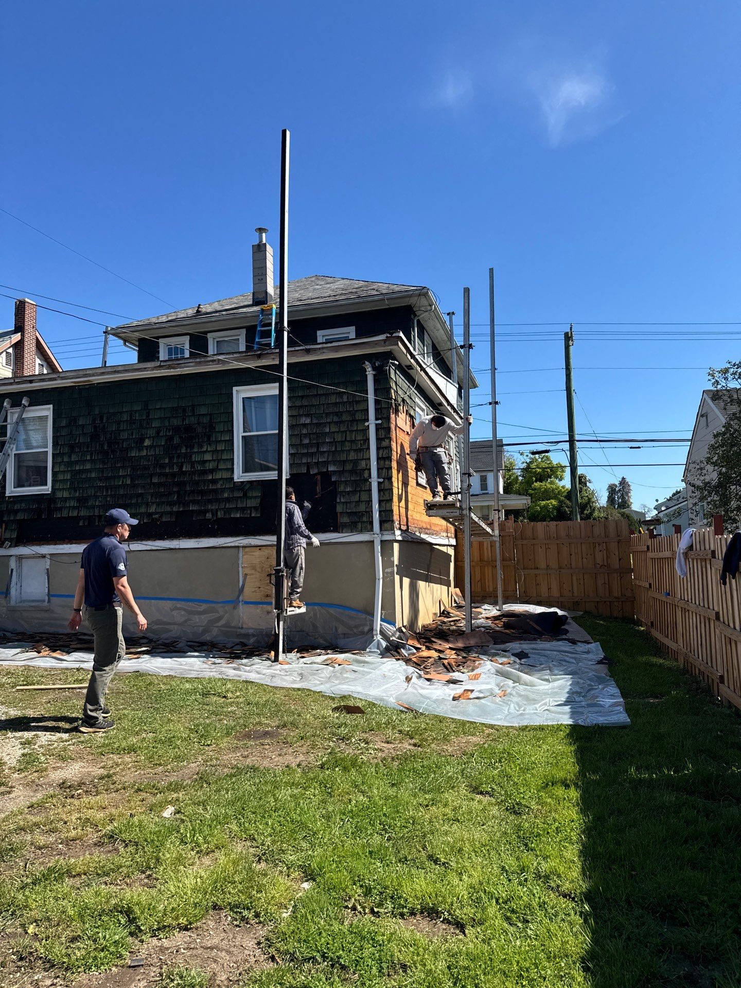 New siding & New Gutters by Alpha Design Services