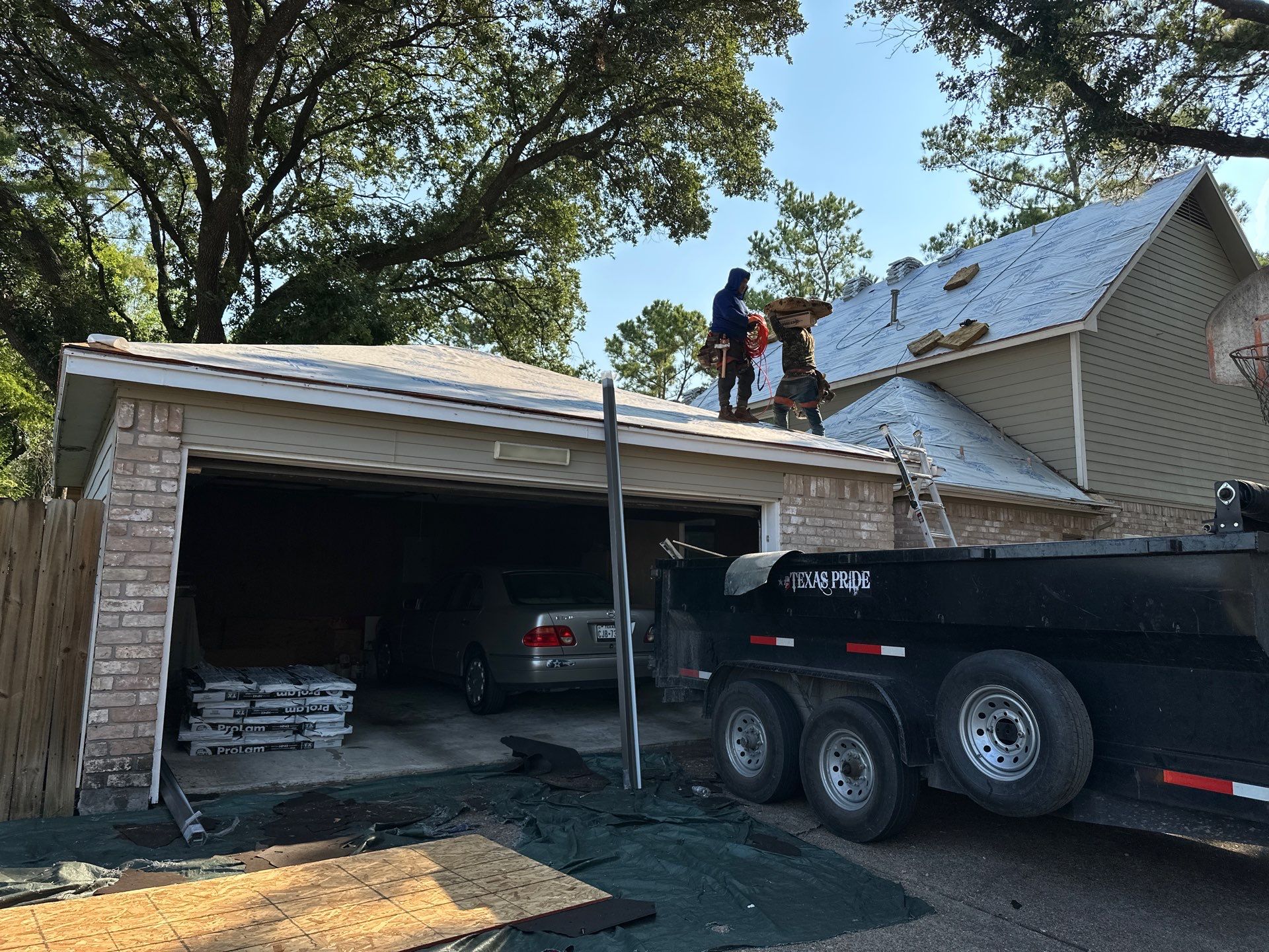 Project in Houston by Motion Roofing