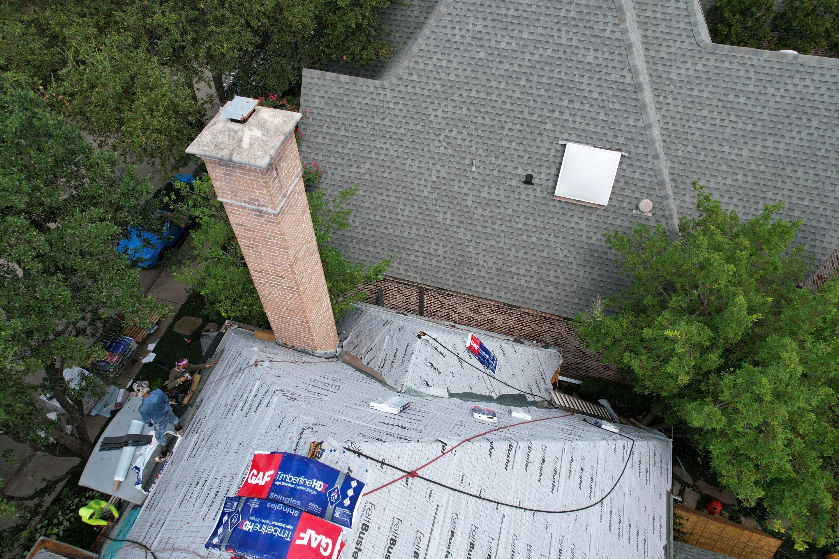 Project in Dallas by Zeus Exteriors