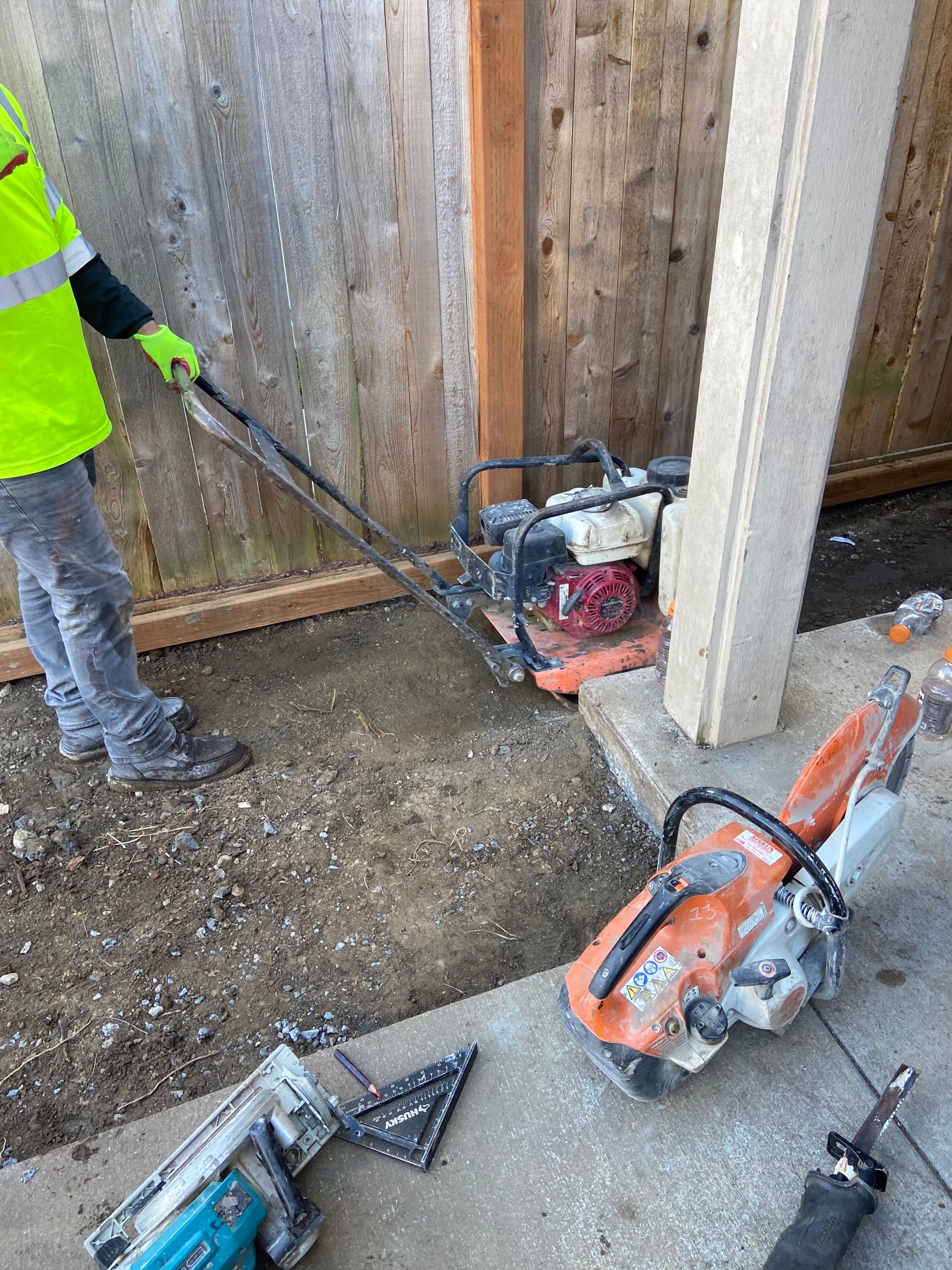 Paver Walkway & Turf Installation | Seattle  by Jireh Asphalt & Concrete Inc 