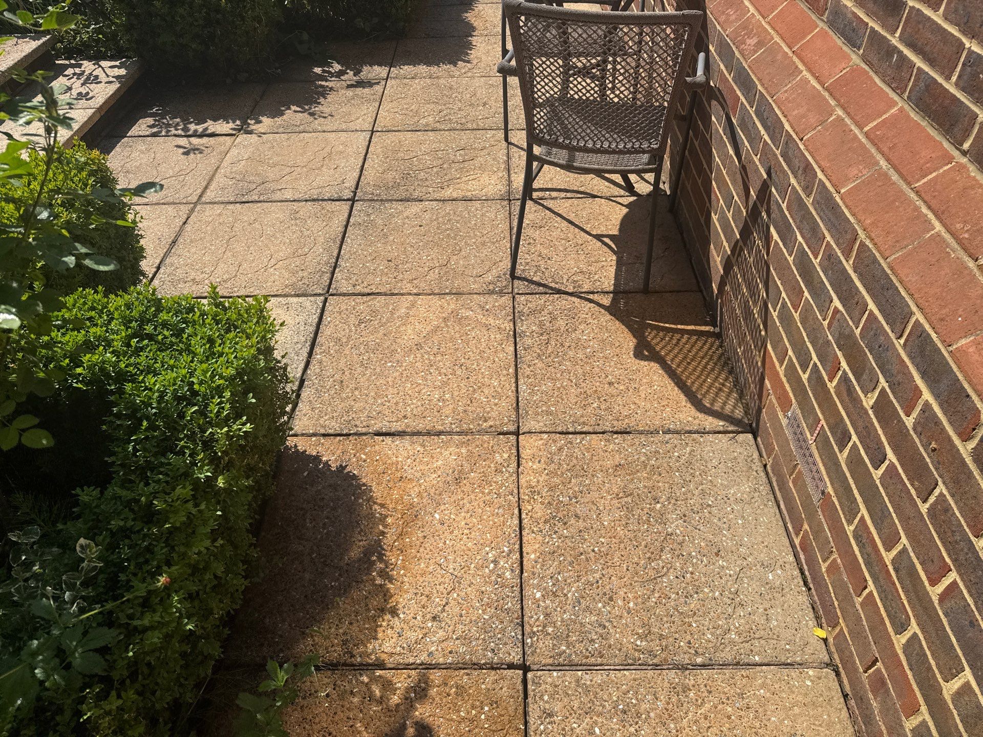 Patio Clean using 18inch Whirlaway FSC by Ges Exterior Cleaning ltd