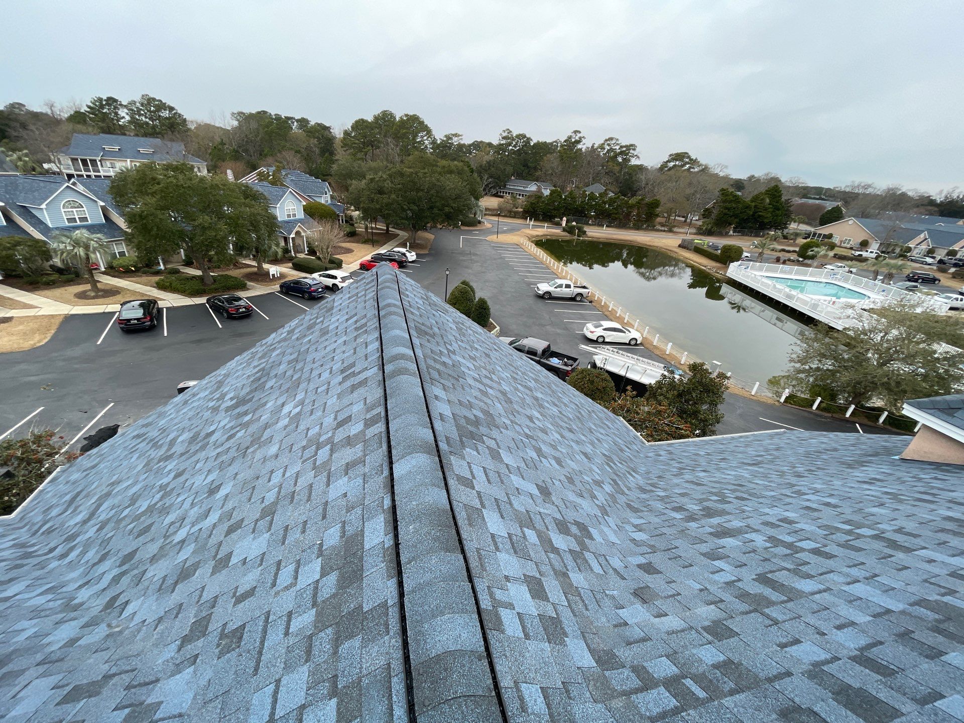 IKO Dynasty - Atlantic Blue by Linta Roofing