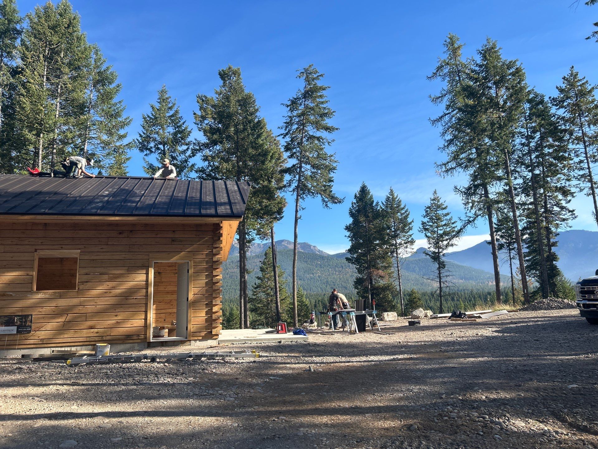 Mechanical Lock Standing Seam - CMG ULG Dark Bronze  by Montana Roofing Solutions