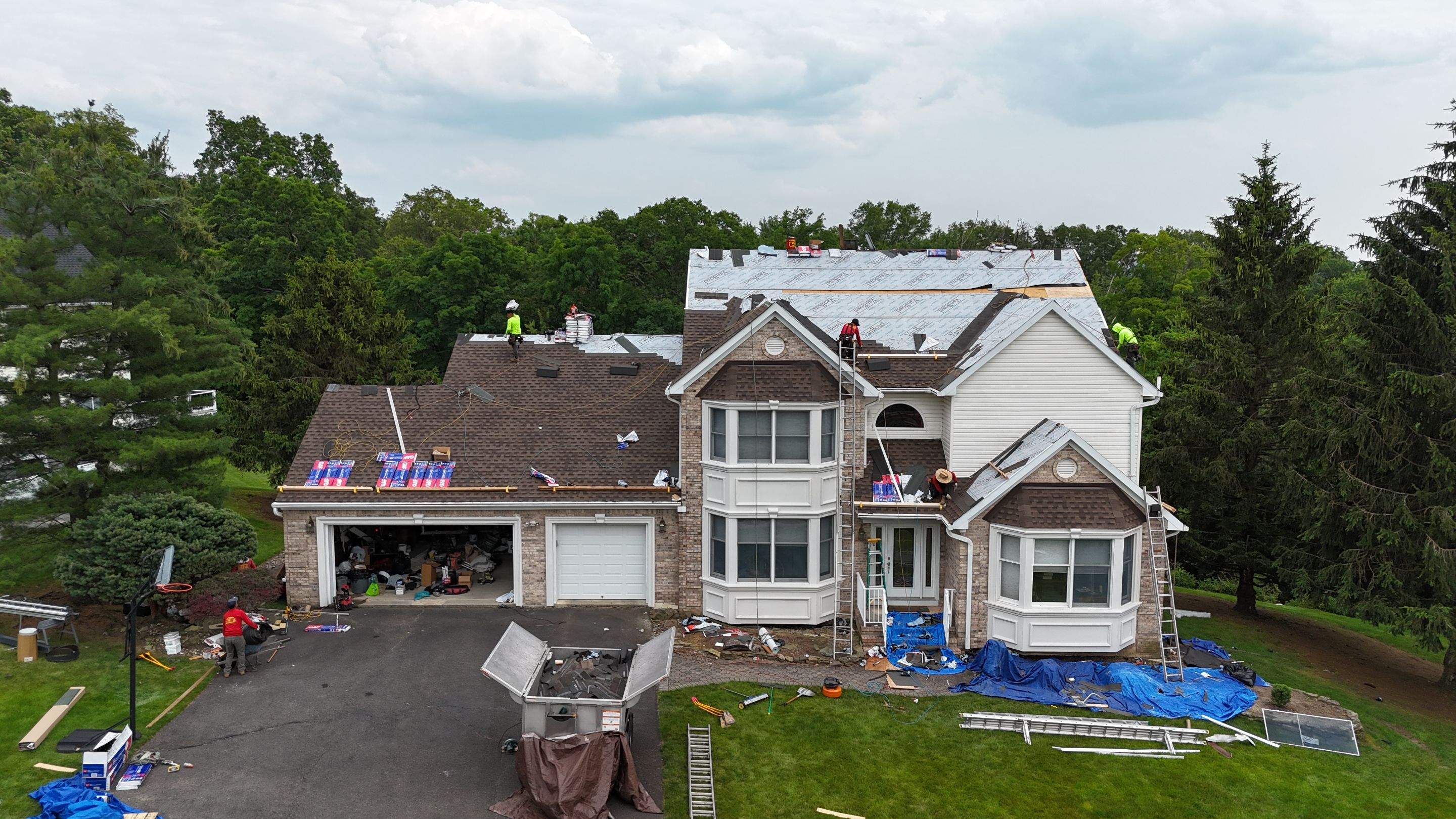 Roof Project in Wayne, NJ. by All State Home Improvement Inc.
