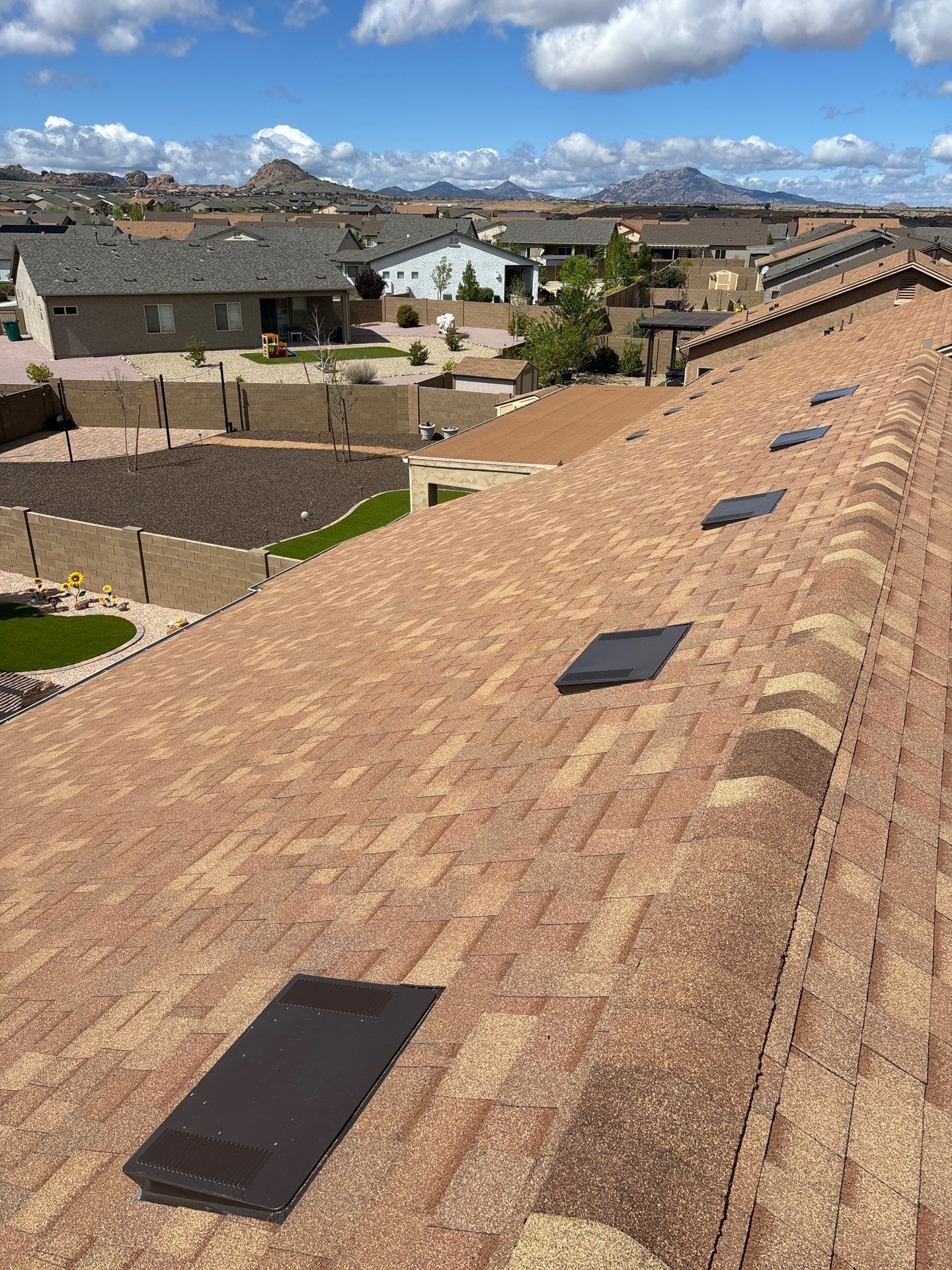 Malarkey Vista Architectural Shingle Roof Installation in Prescott Valley by Badger Roofing