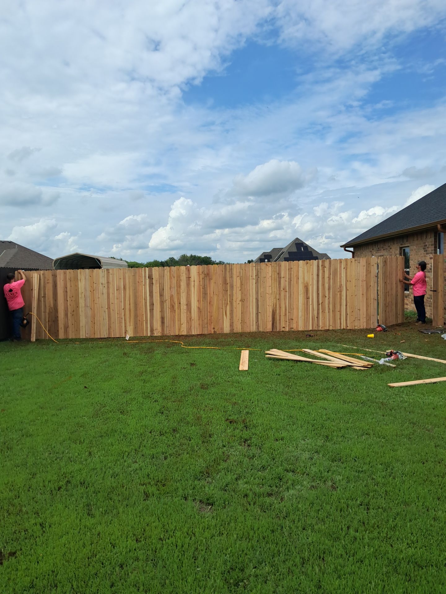 Fence Work by Clays Services Inc