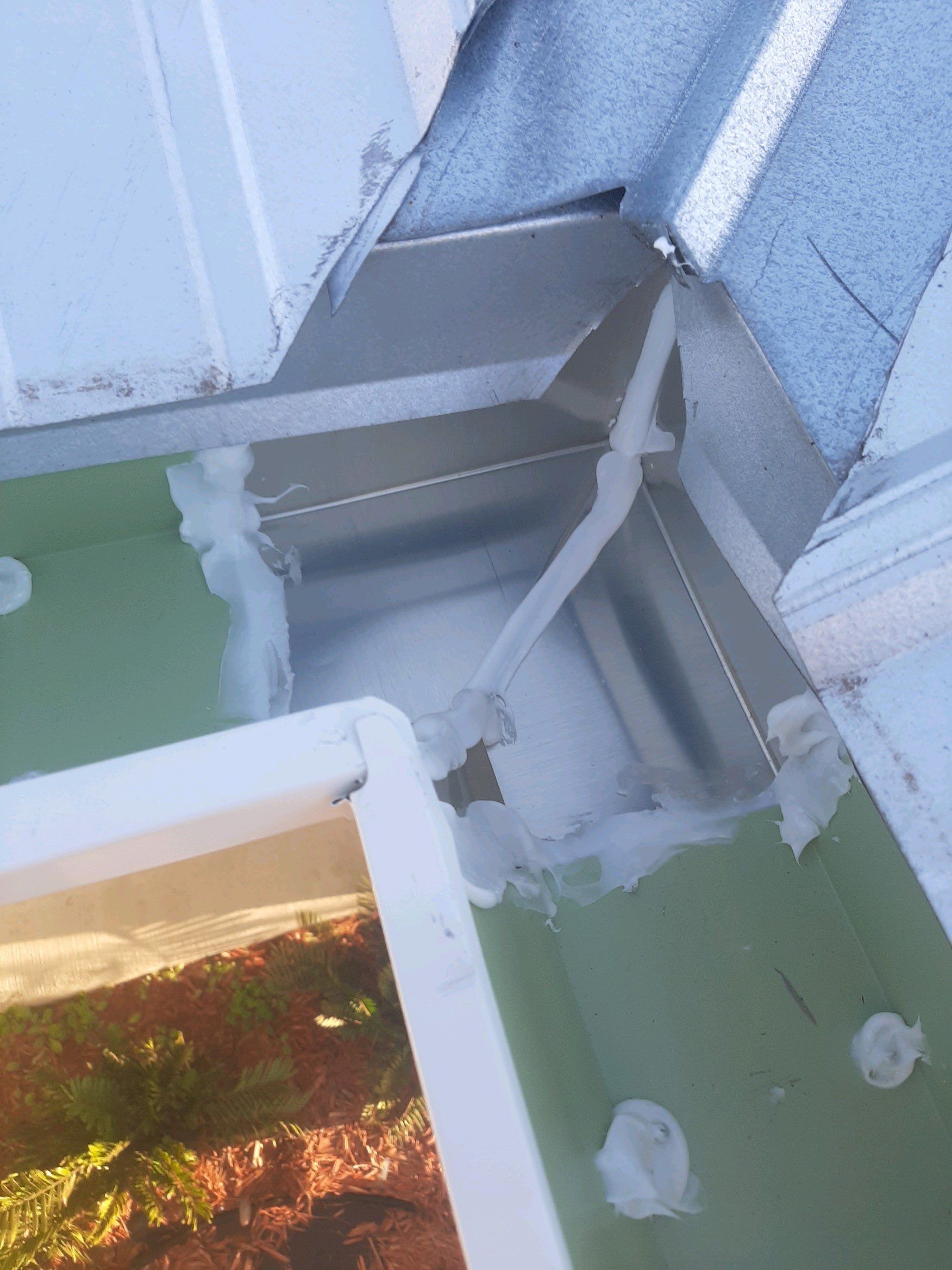 White K-Style Gutter Installation by Gutter Professors