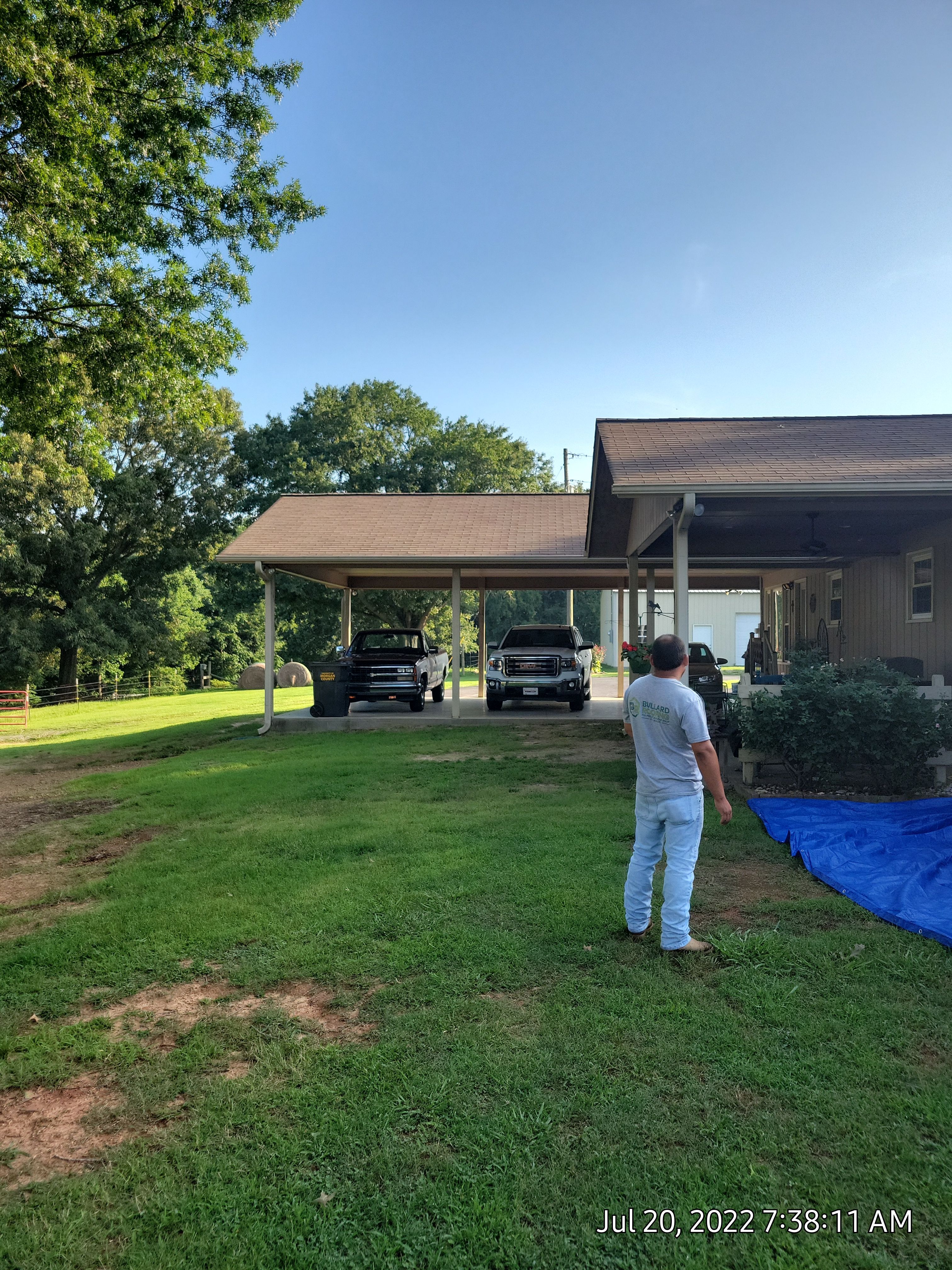 Residential Roof Remove and Replace using Low Rib Metal Roofing Panels by Bullard Roofing