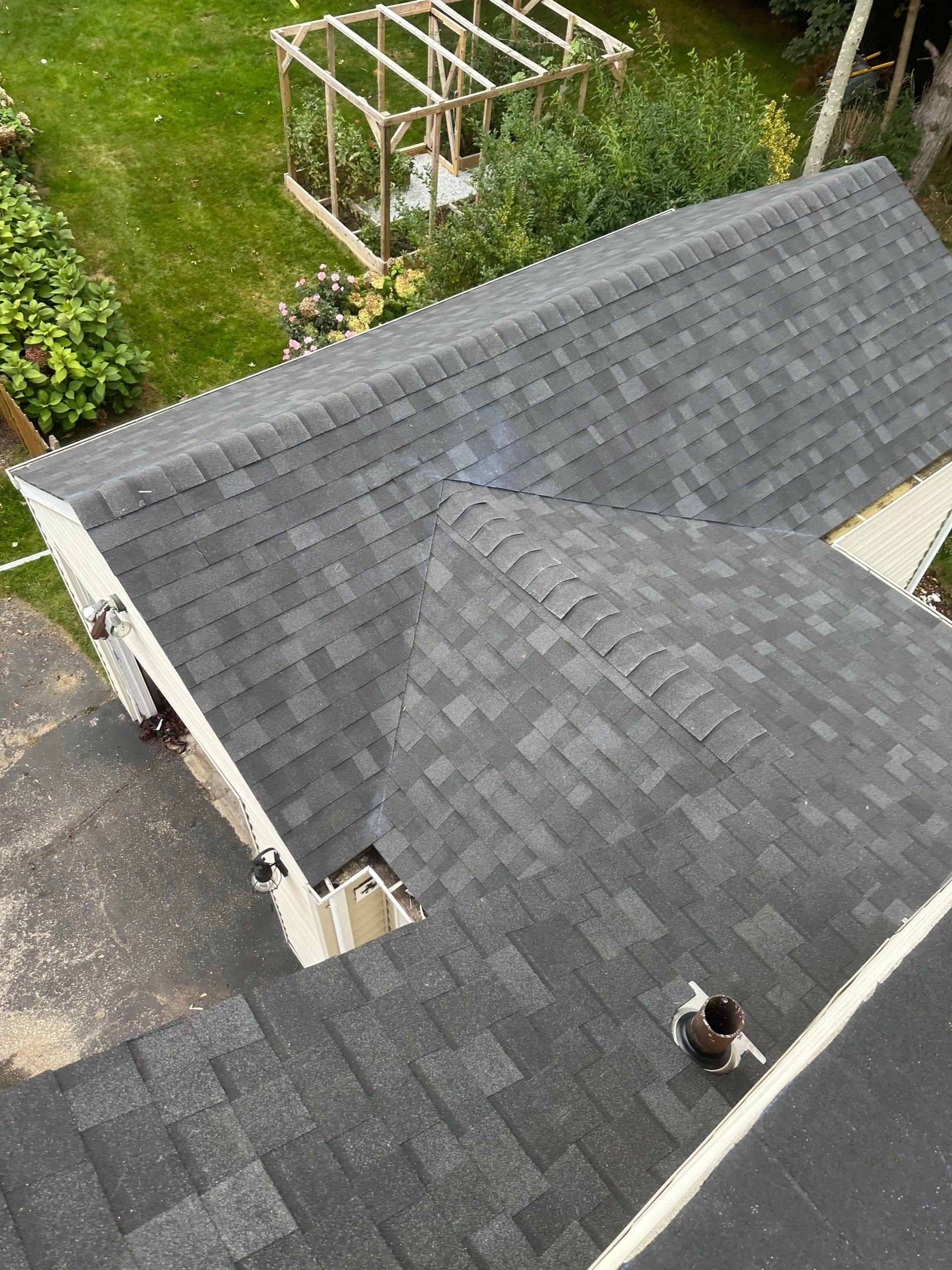Residential Roofing Installation using Owens Corning TruDefinition Duration AR - Onyx Black & New Siding Install using Certainteed Sterling gray by A Plus Exterior