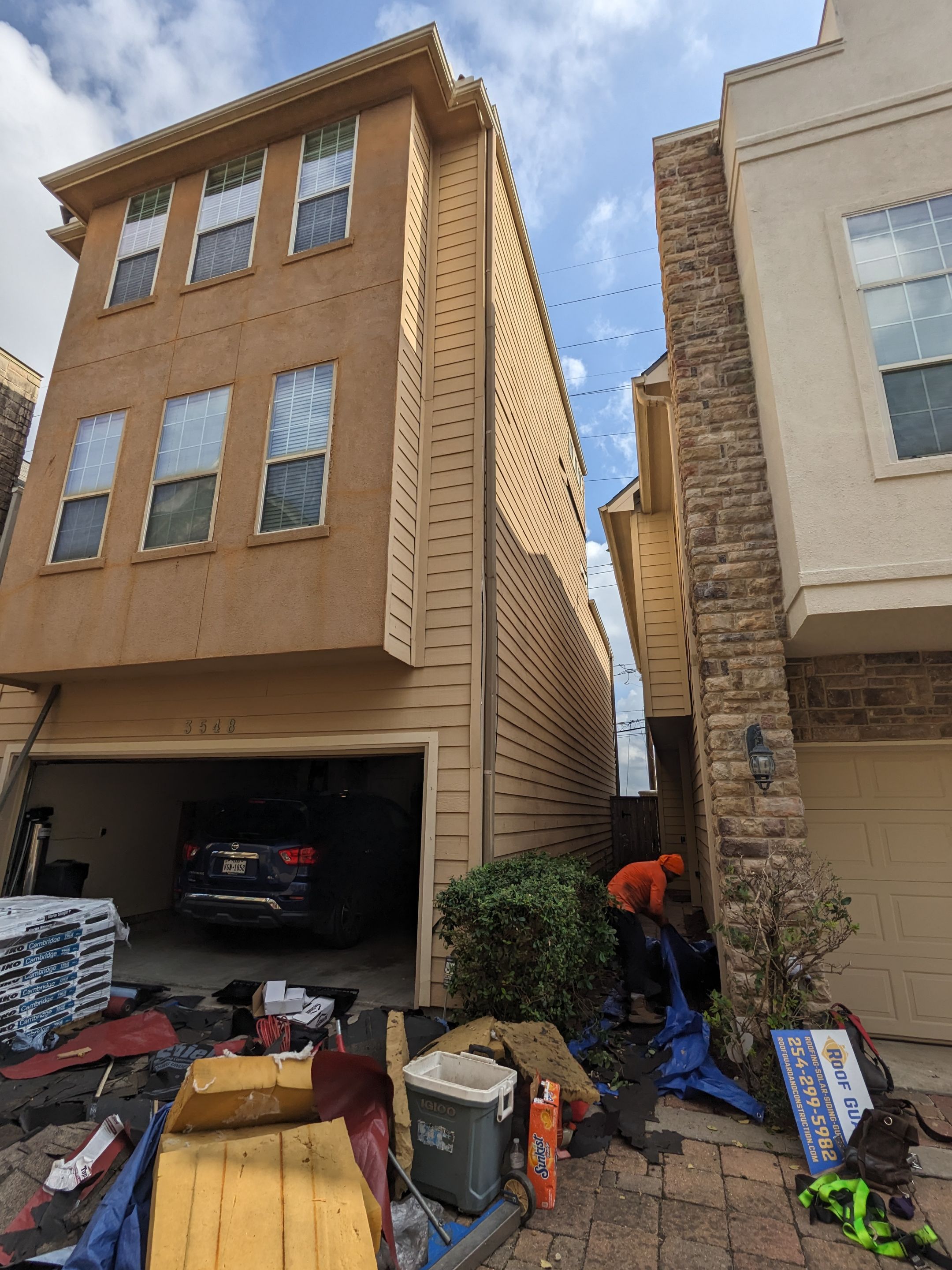 Project in Houston by Roof Guard And Construction