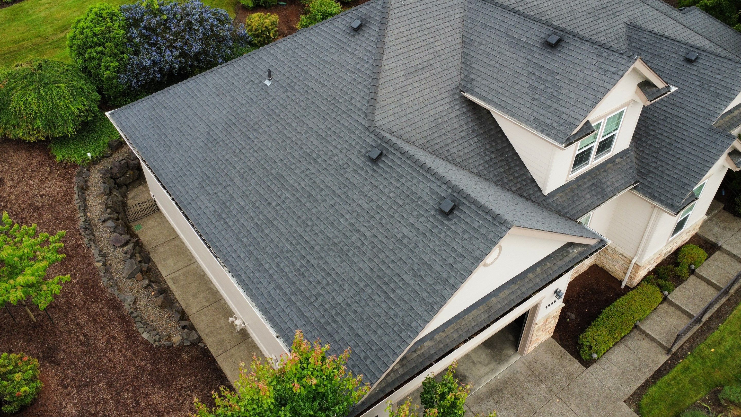 Residential Roofing Installation using IKO Dynasty (Color: Shadow Brown) by Orezona Building & Roofing Company, Inc.