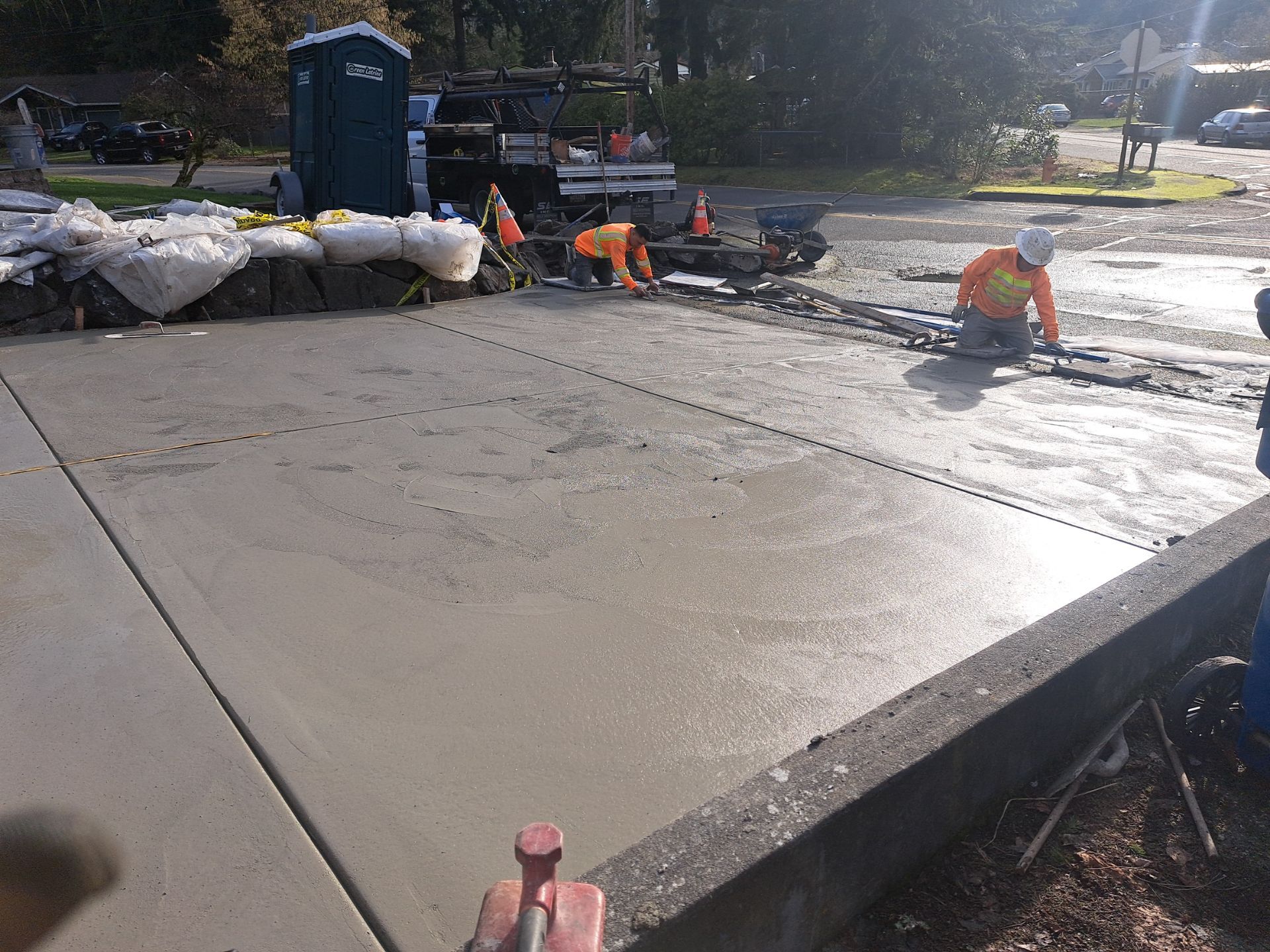 Stamped Concrete Patio and Driveway | Edmonds  by Jireh Asphalt & Concrete Inc 