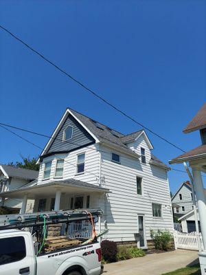 Residential Roof Replacement using Owens Corning Duration, Slatestone Grey