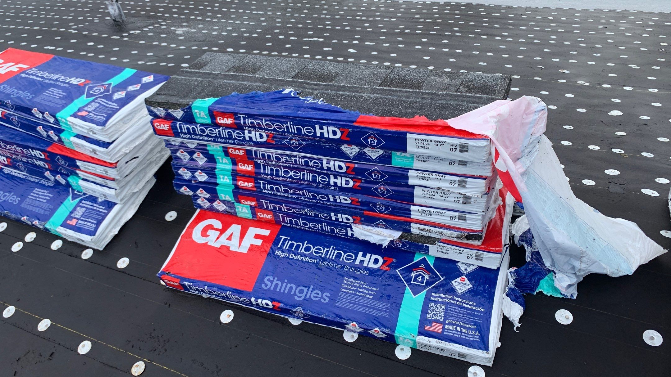 Residential Roofing Installation using GAF by BLUES BROTHERS CONSTRUCTION CORP