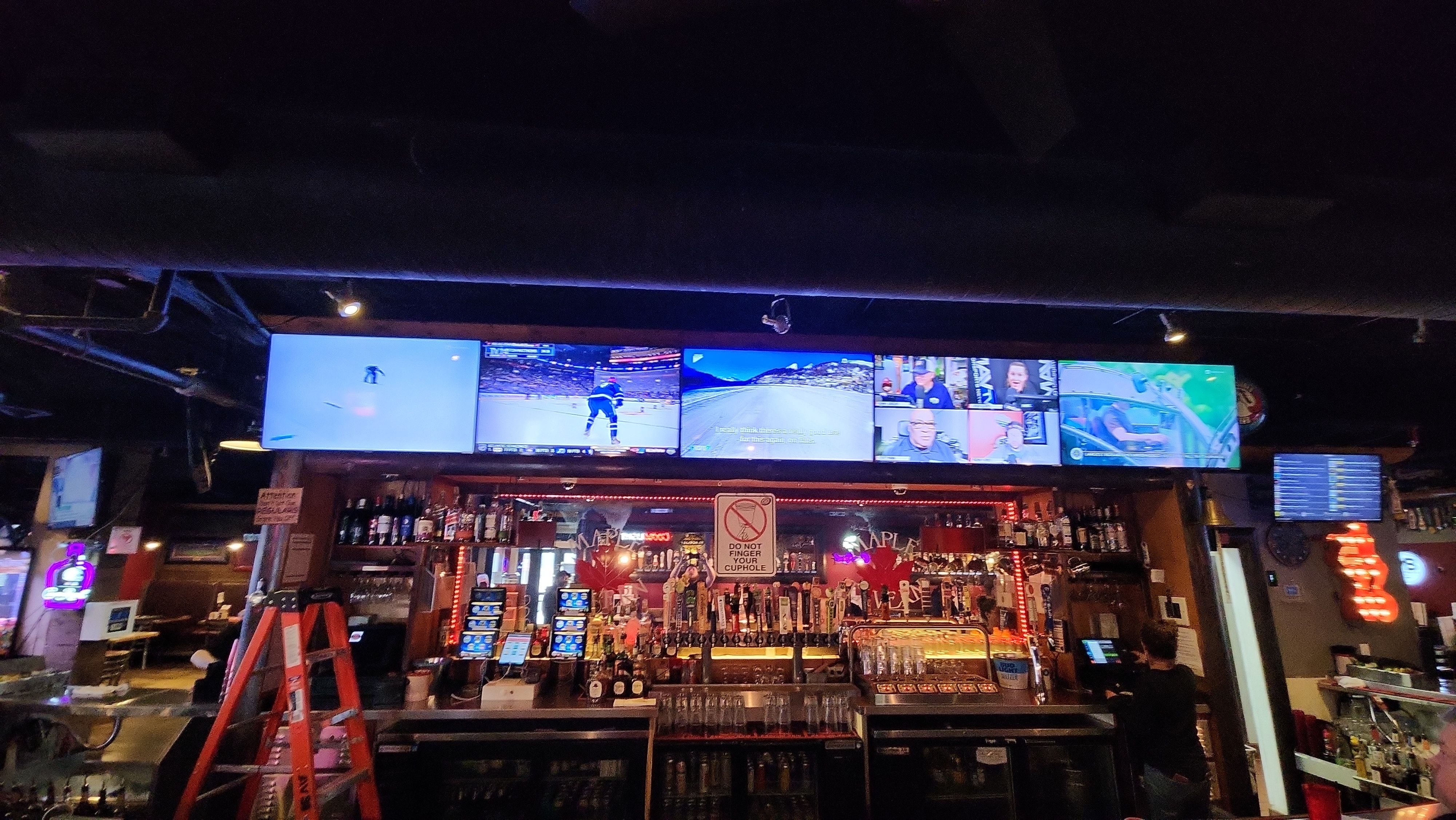 Bar TV upgrade by AVSi