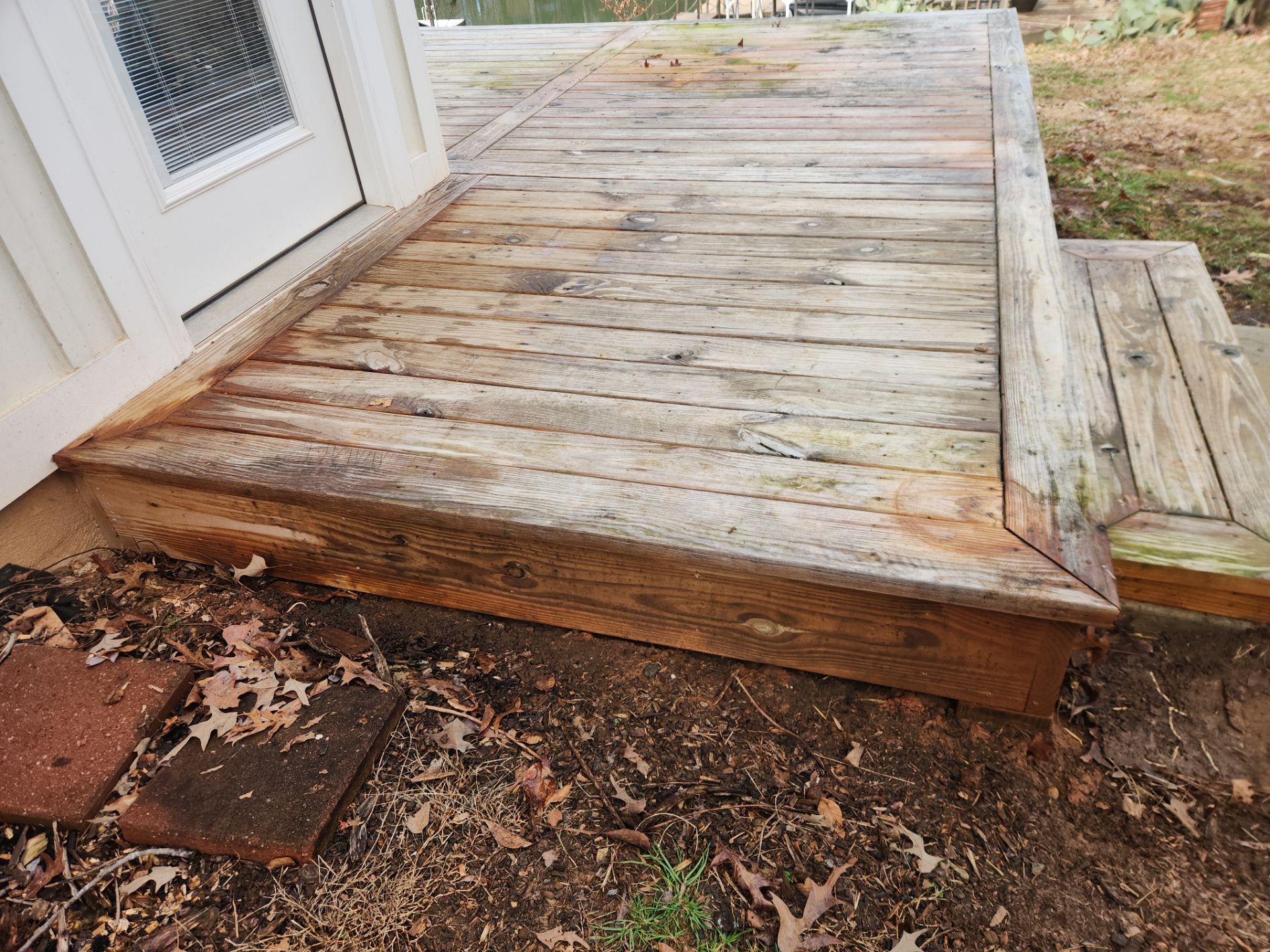Weathered Deck using Wood Sealant by DuraSeal
