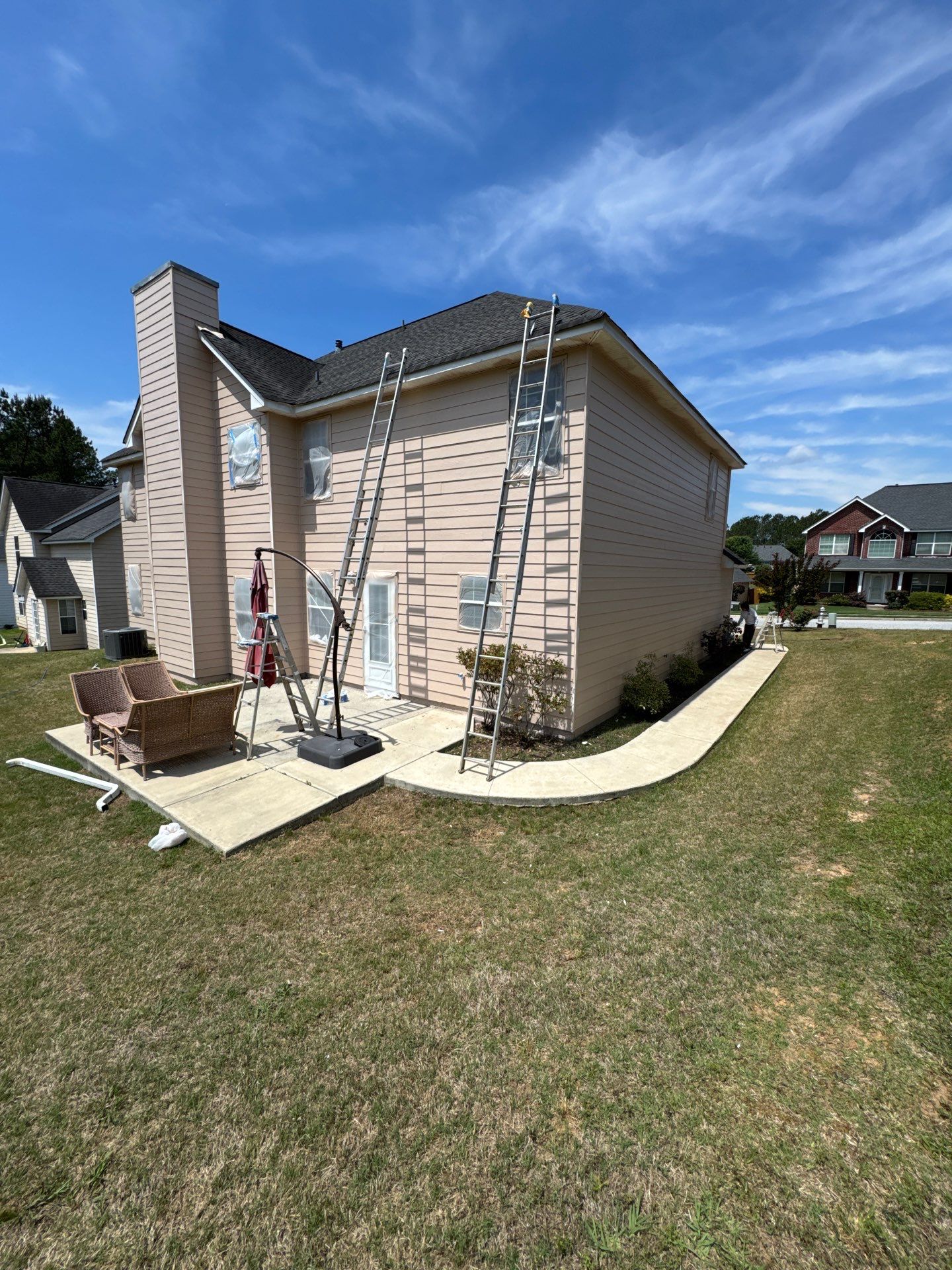 Full Exterior Refresh with Carpentry Repairs and VinylSafe® Protection by Atlanta's Paint Doctor