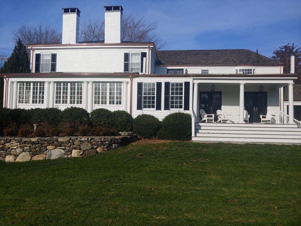 Hingham, MA Gutter Installation using 5" K-Style Copper Gutter by Gutter Pro Enterprises