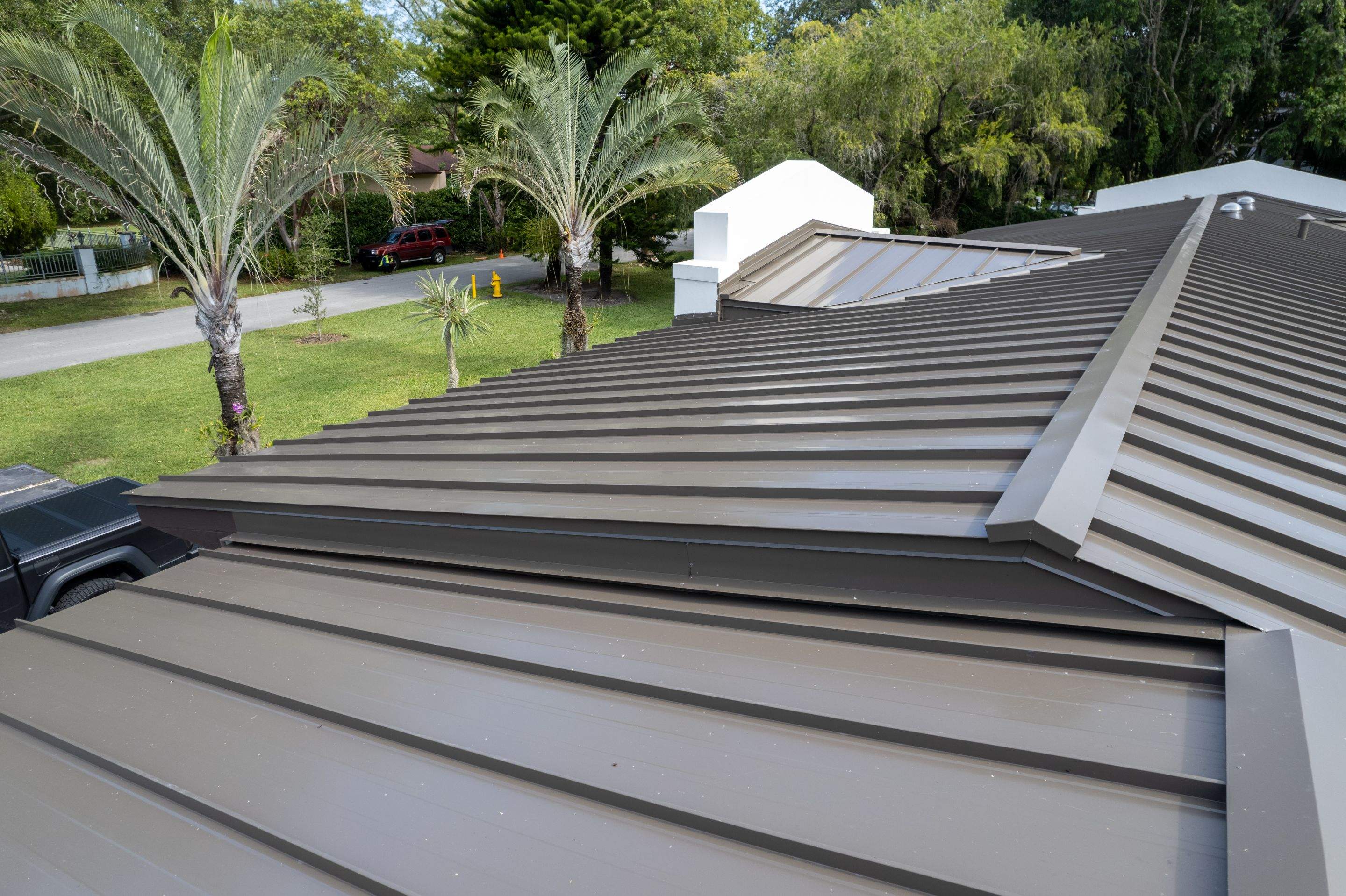 Metal Roof - Galvalume - Medium Bronze by Istueta Roofing
