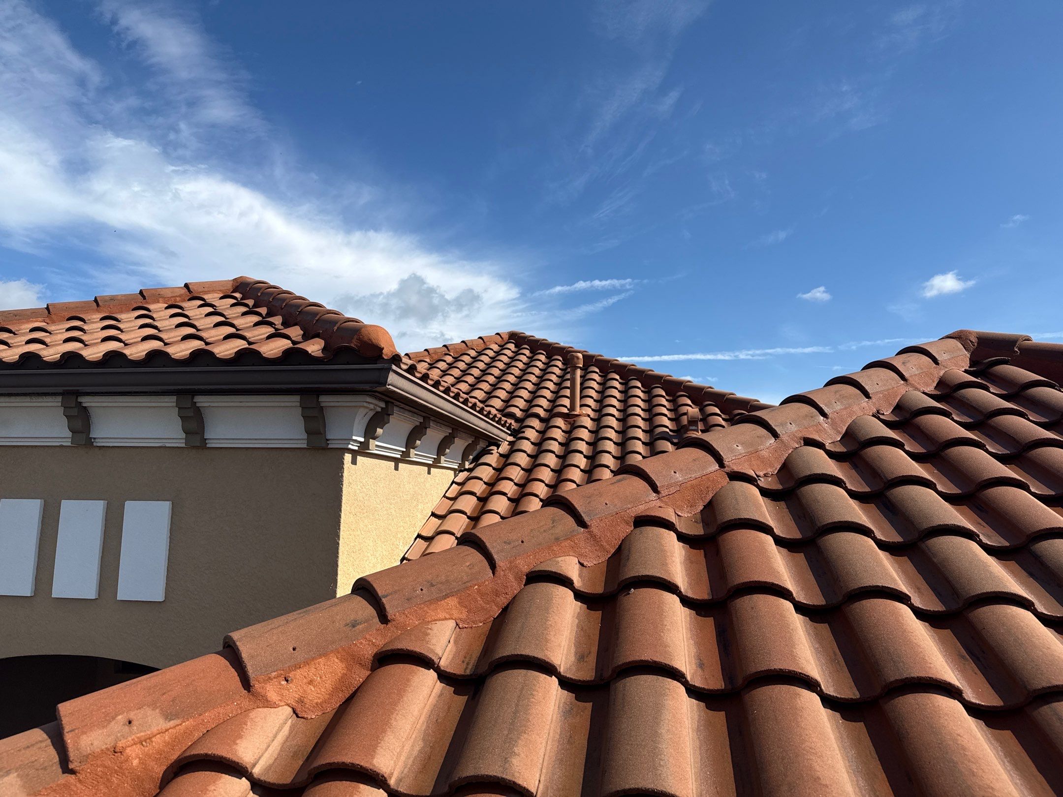 Barrel Tile Roof Cleaning in Esplanade Golf & Country Club – Lakewood Ranch, FL by Sunshine AquaWash