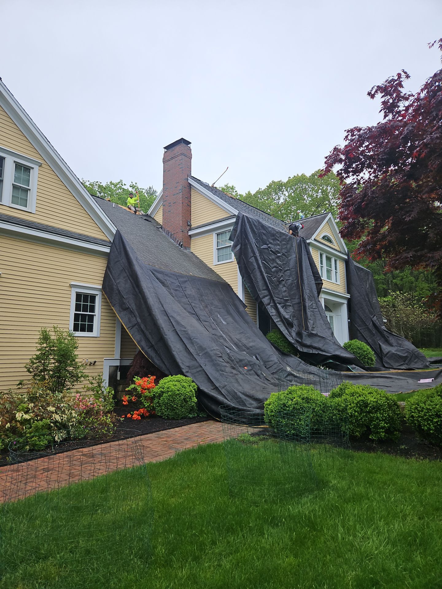 Roof Replacement with Owens Corning Shingles and Copper Flashing by Mighty Dog Roofing of Greater Middlesex County