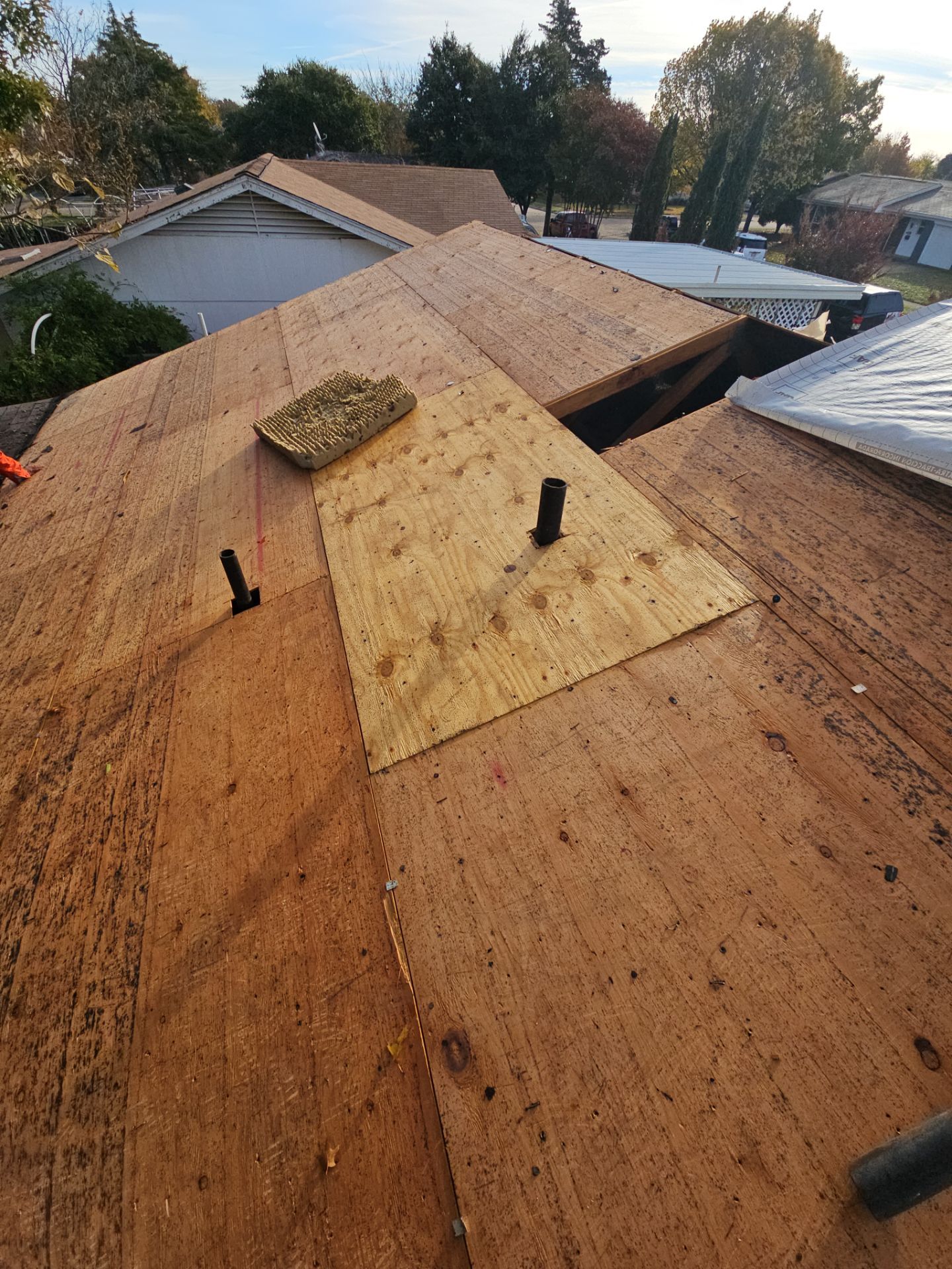Hail Damage Inspection & Insurance Claim in Garland, TX by road roofing llc