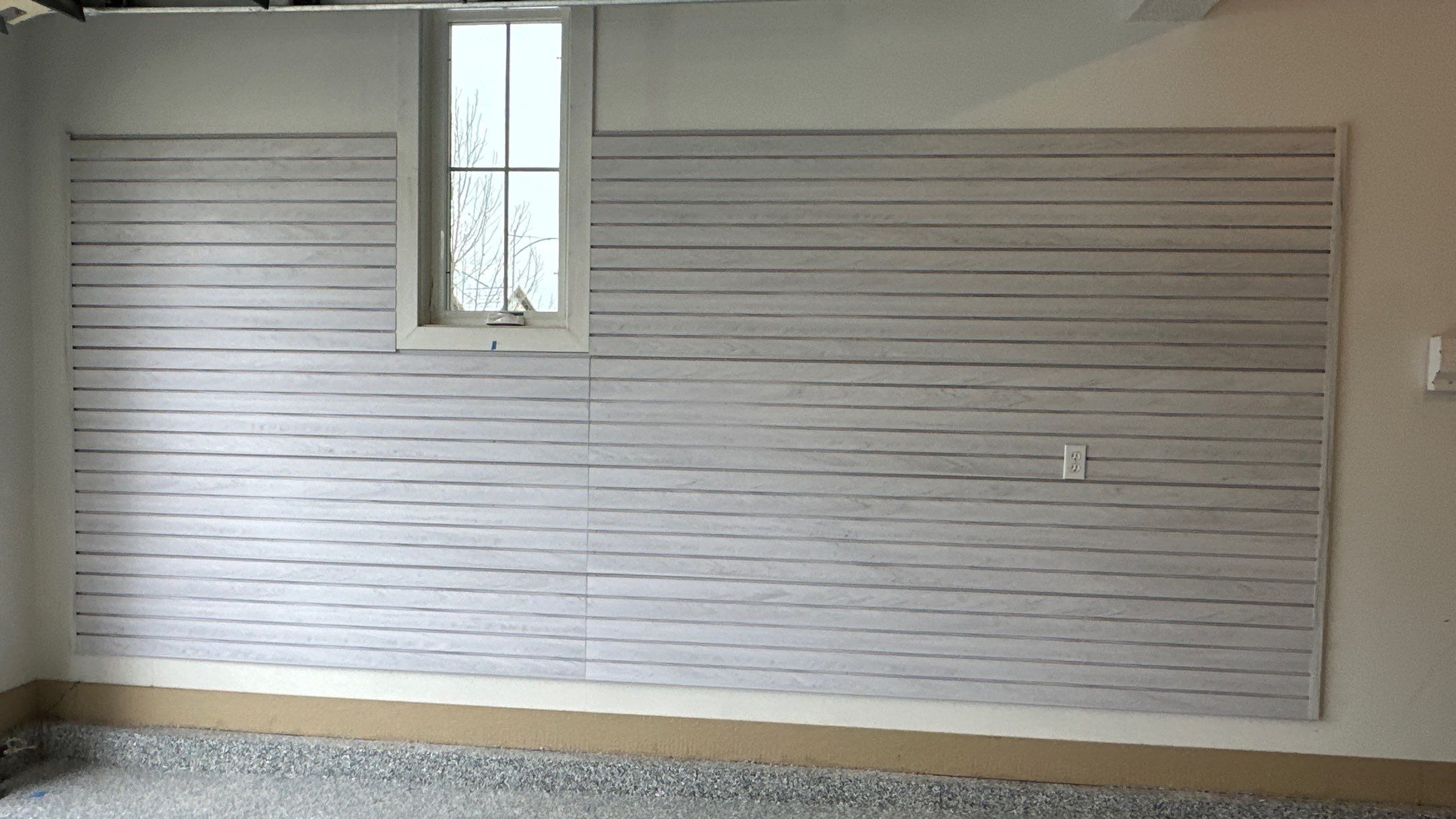 Carly U chose platinum powder coating for her cabinets by Banner Garage