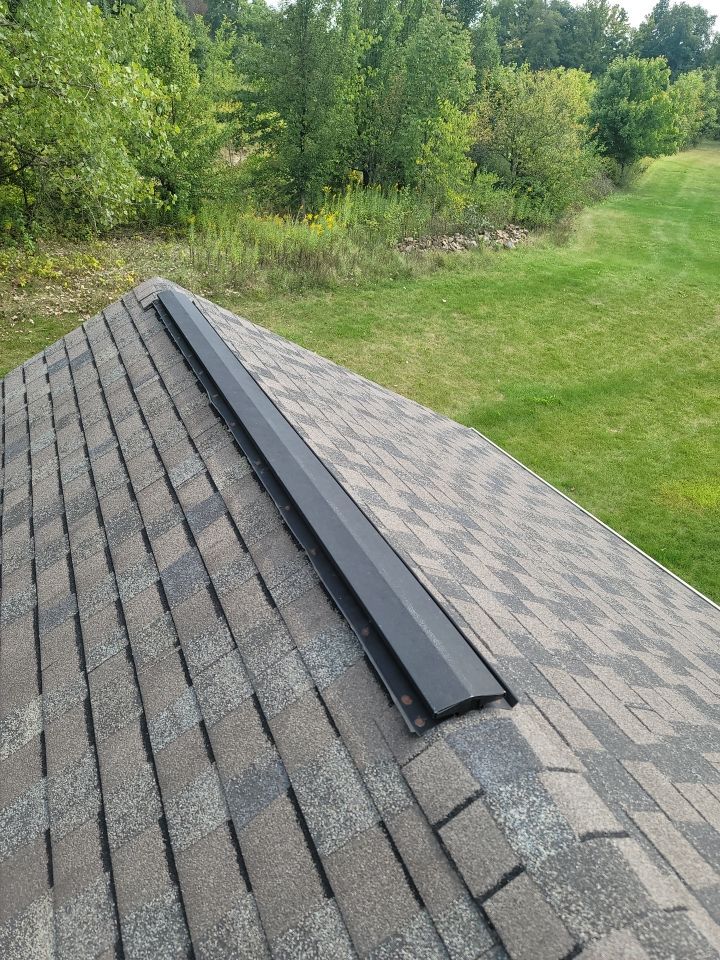 ATLAS PINNACLE PRISTINE COLOR: WEATHERED WOOD DRIP EDGE: WHITE by Eagle Eye Roofing