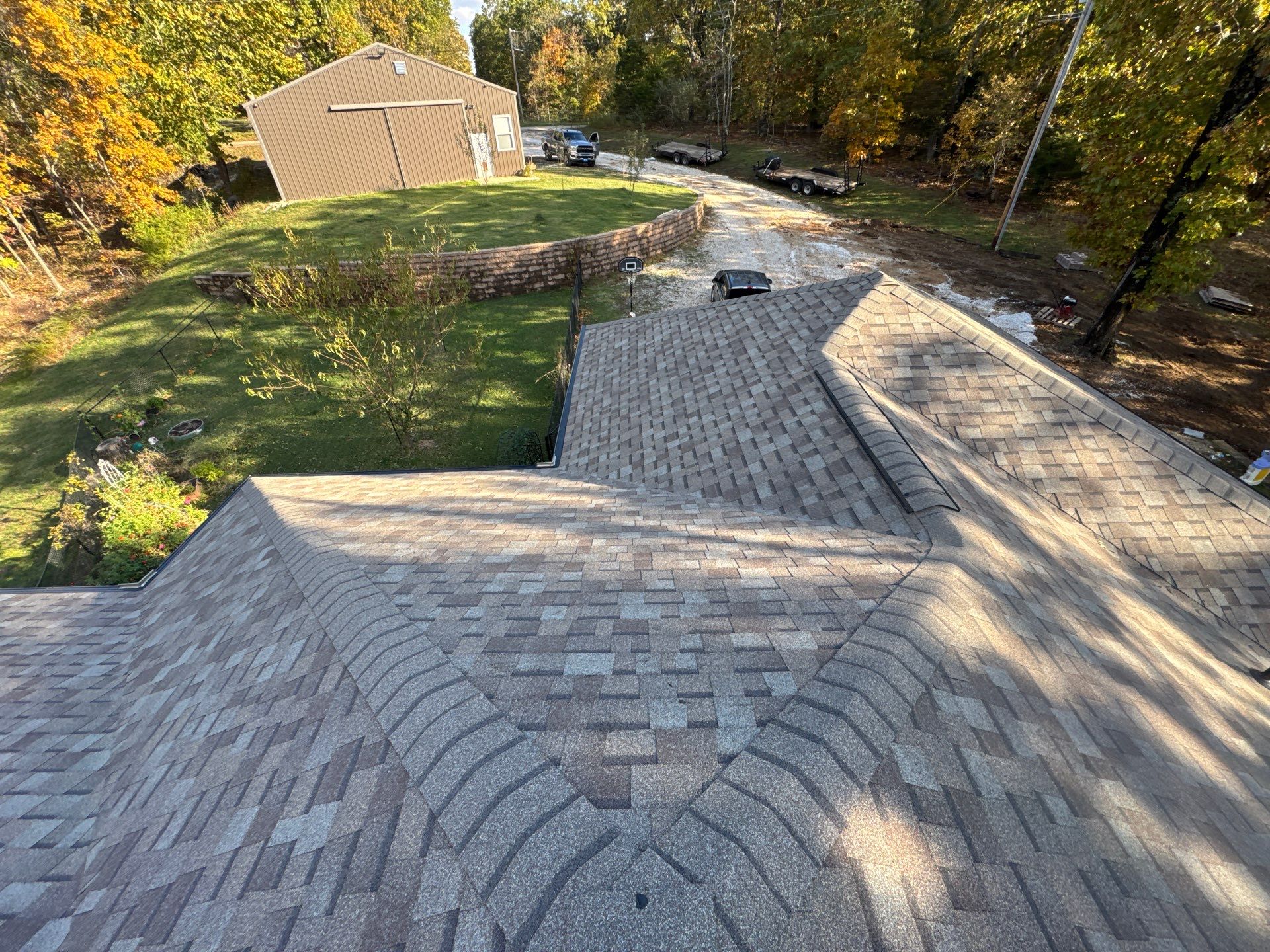 Residential Roofing Install - Owens Corning Duration Flex Shingles - Color Driftwood  by Titan Commercial & Residential Roofing 